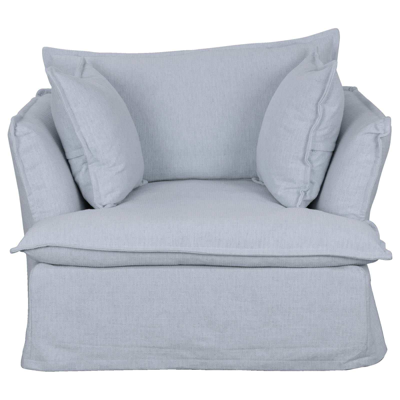 Carla Armchair, Light Grey