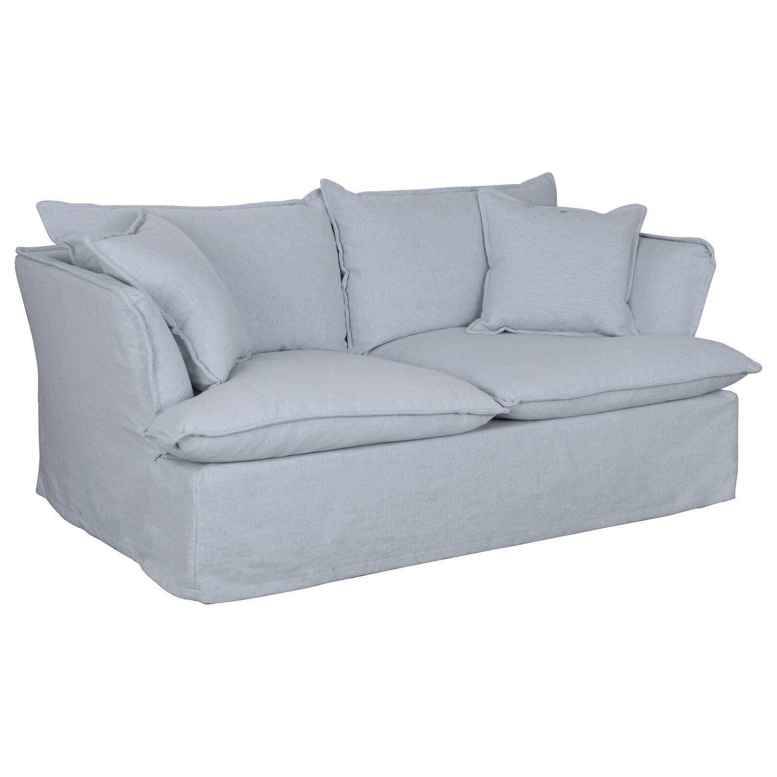 Carla 2 Seater Sofa, Light Grey