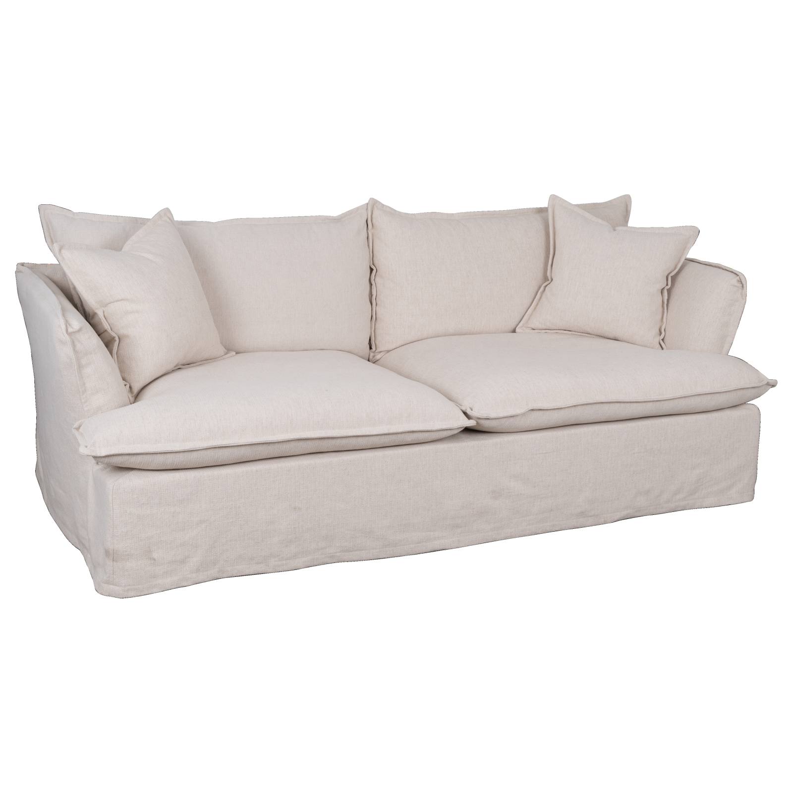 Carla 3 Seater Sofa, Beige
