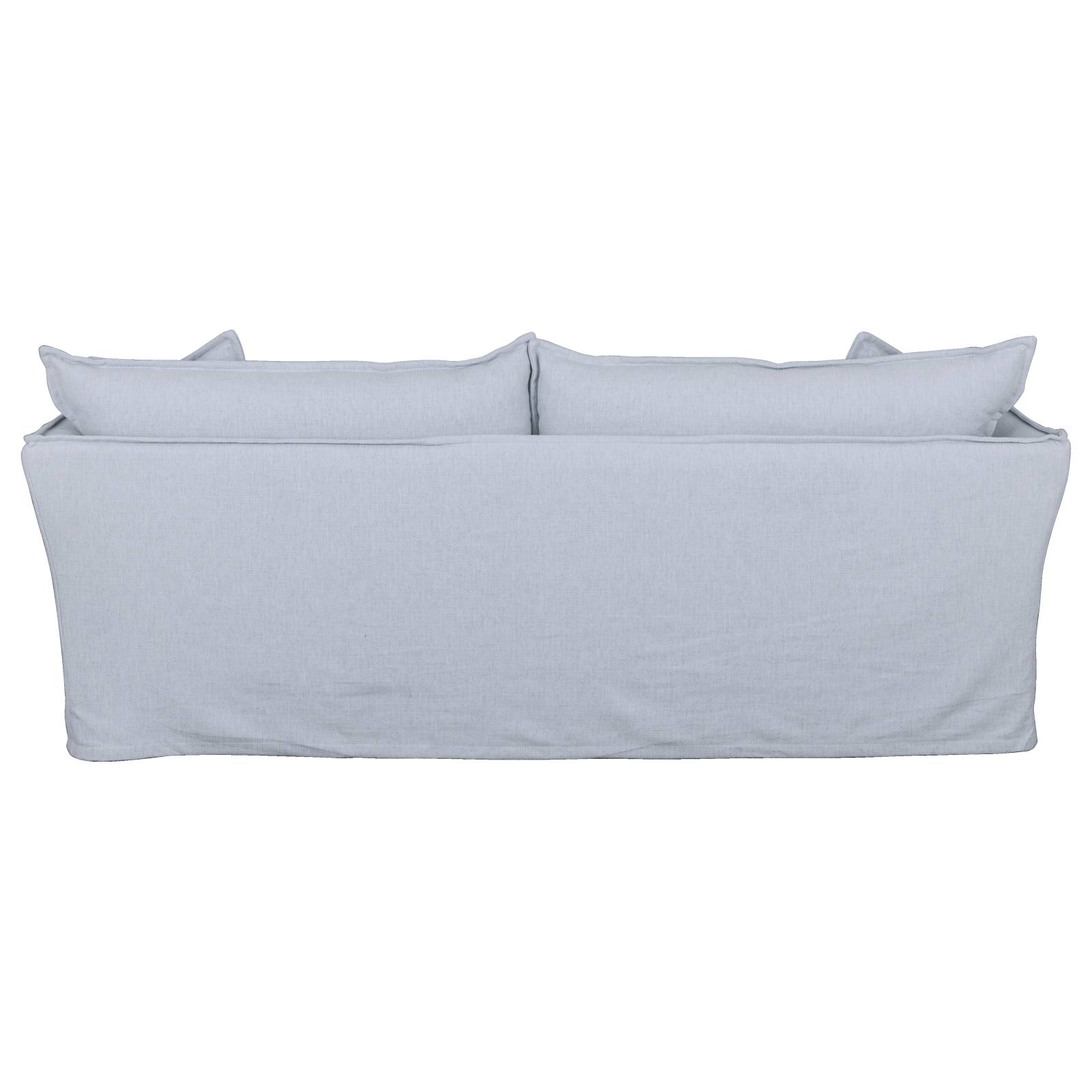 Carla 3 Seater Sofa, Light Grey