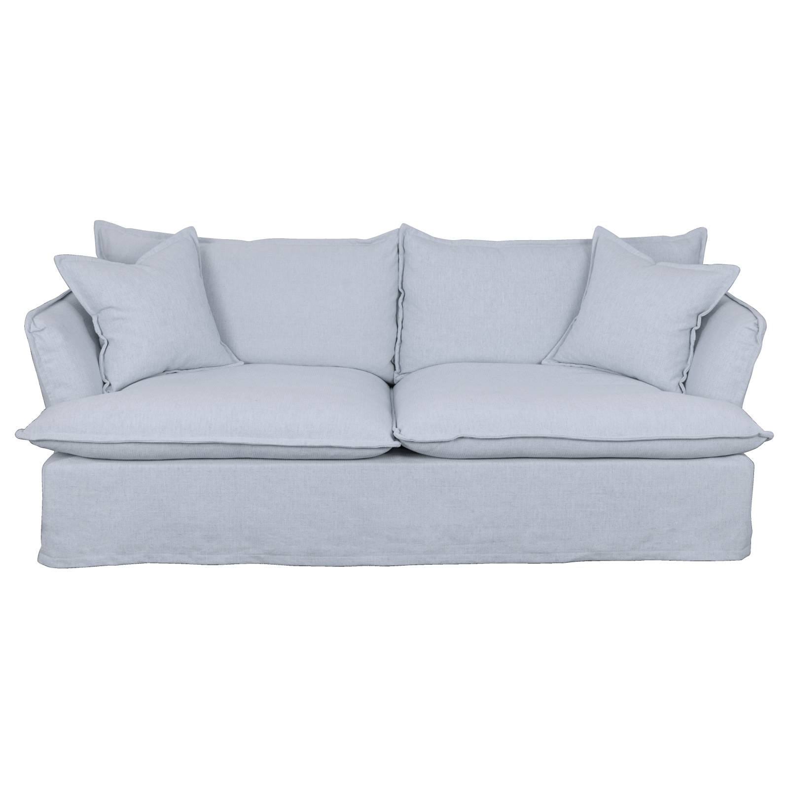 Carla 3 Seater Sofa, Light Grey