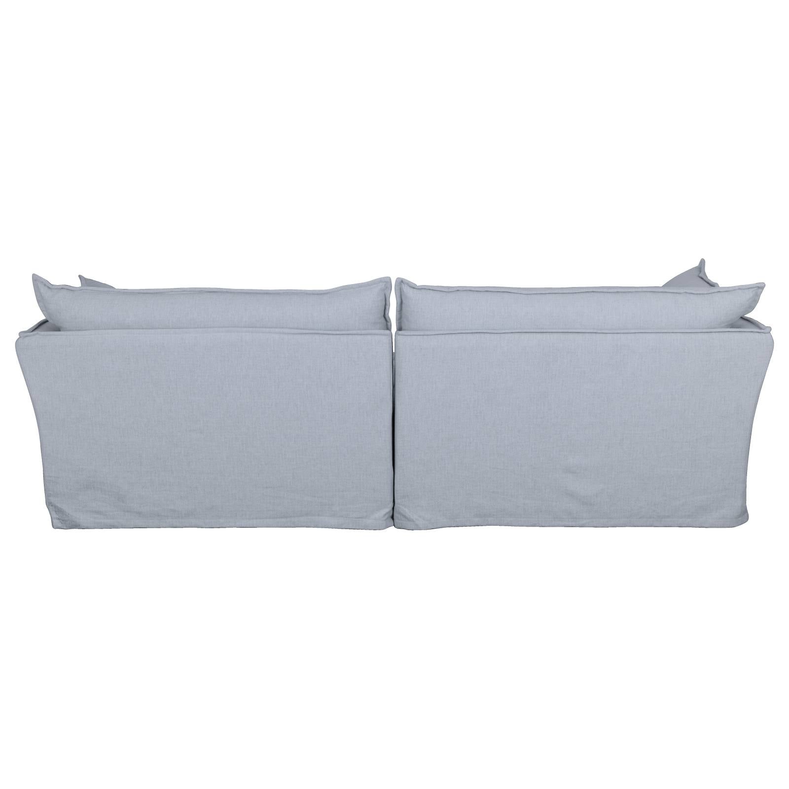 Carla 4 Seater Sofa, Light Grey