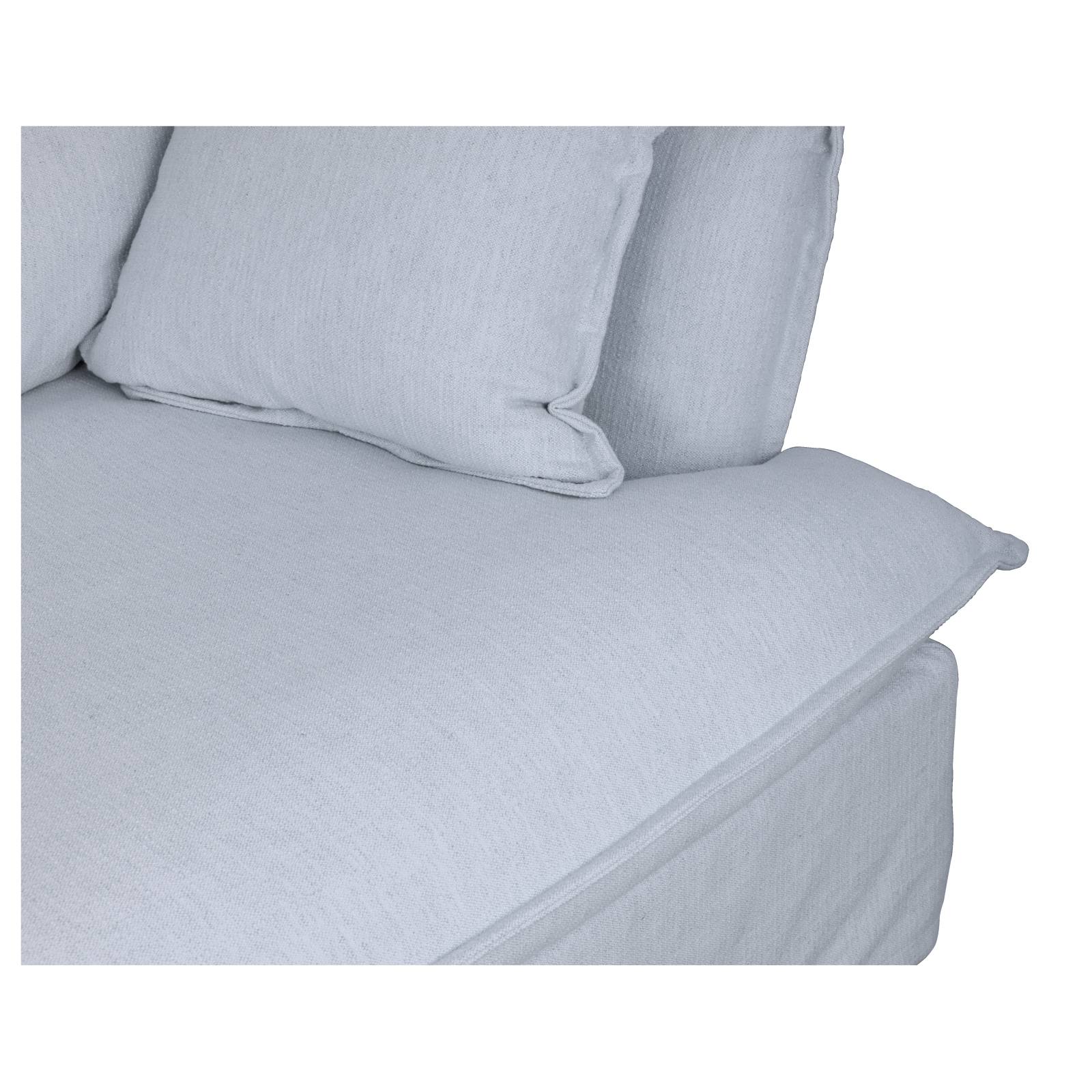 Carla 4 Seater Sofa, Light Grey