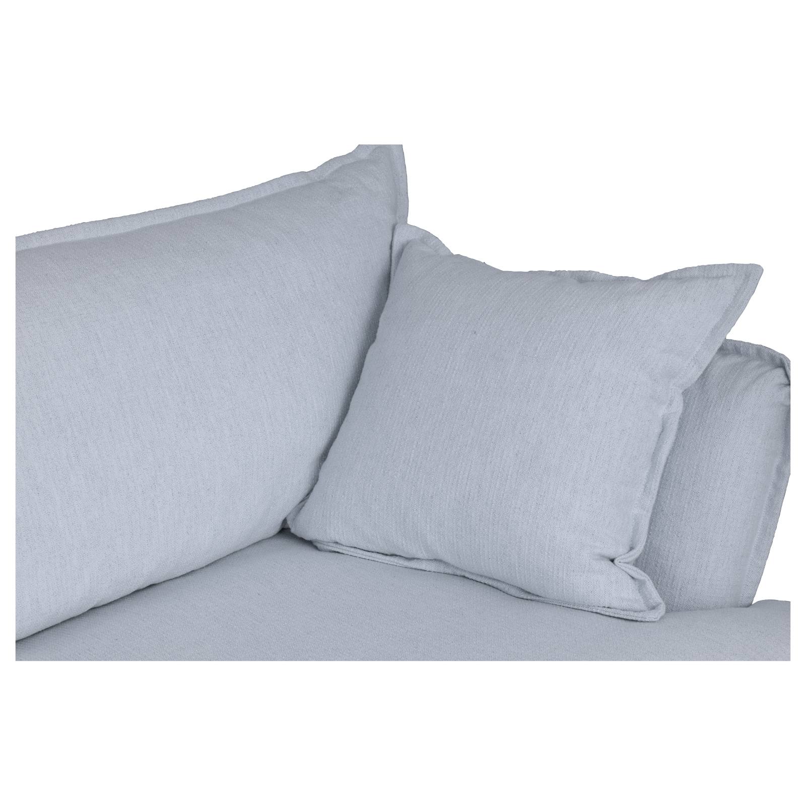 Carla 4 Seater Sofa, Light Grey