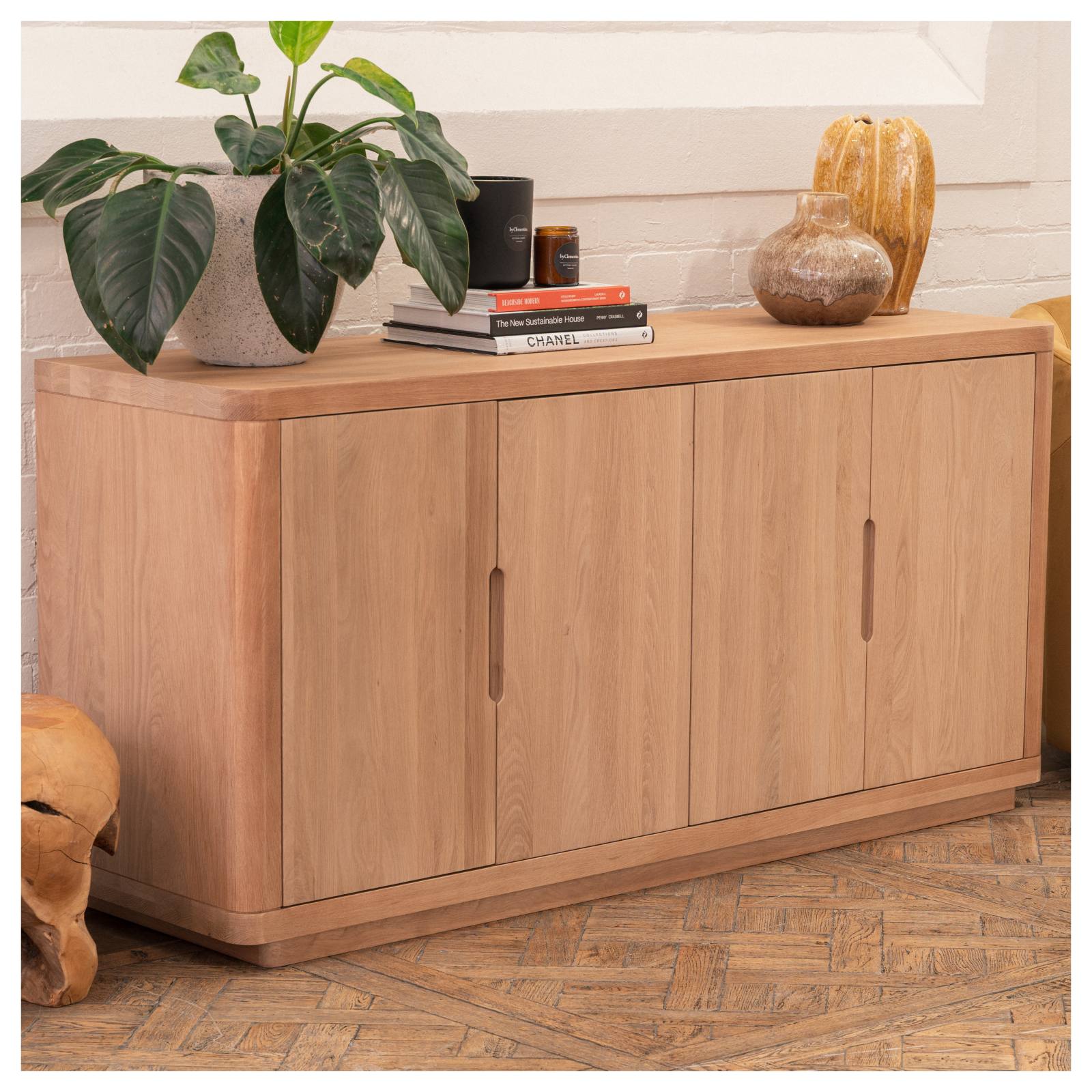 Charmain 152cm Oak Sideboard, Natural