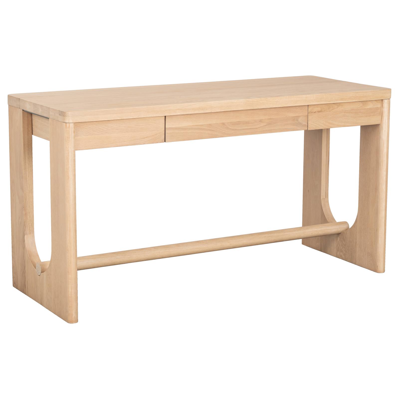 Shenali 140cm Oak Console Desk, Natural
