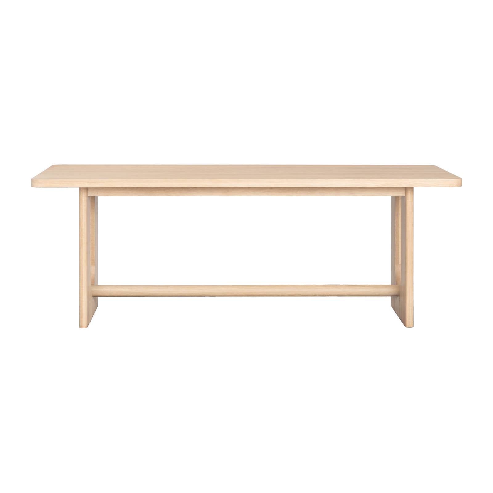 Shenali 210cm Oak Dining Table, Natural