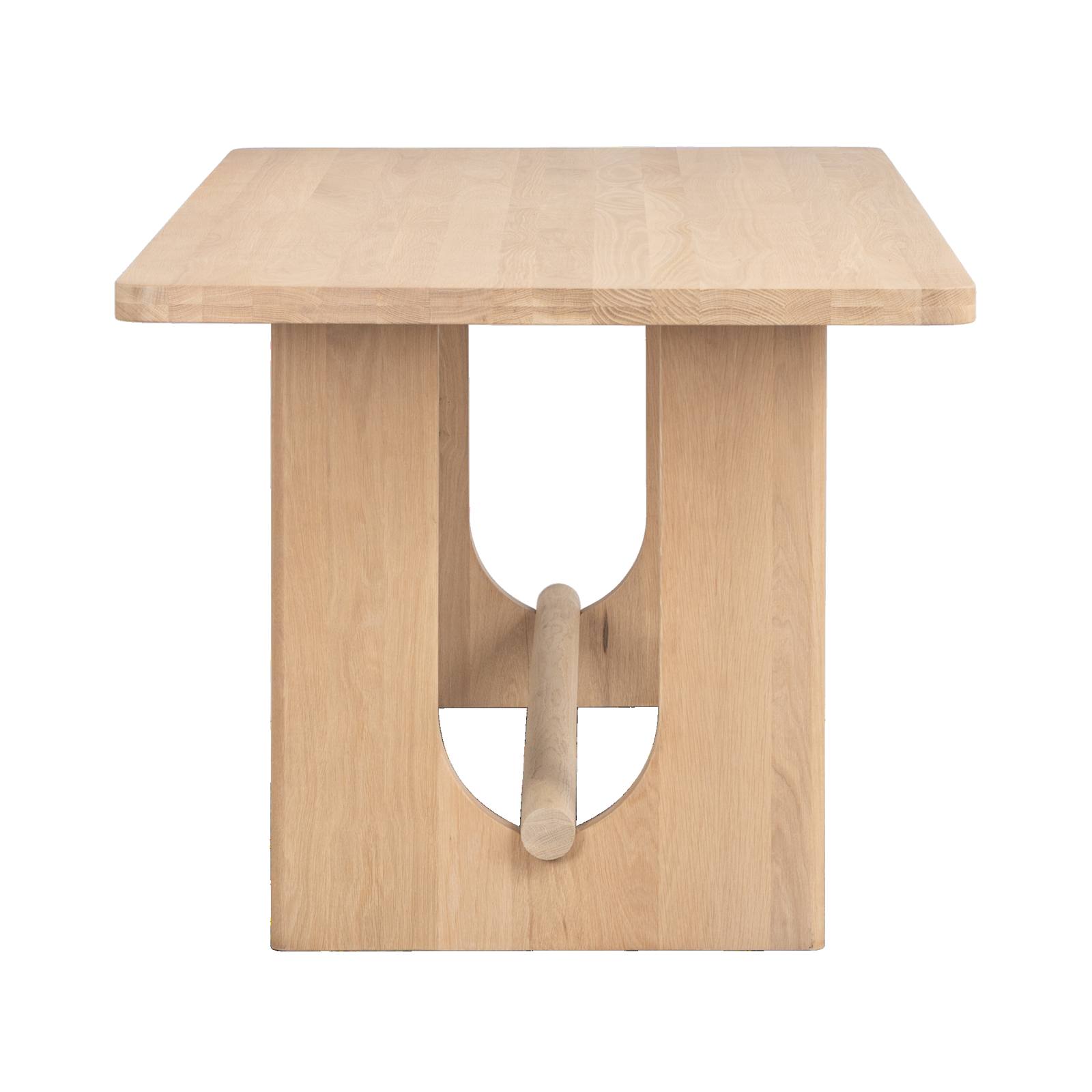 Shenali 210cm Oak Dining Table, Natural