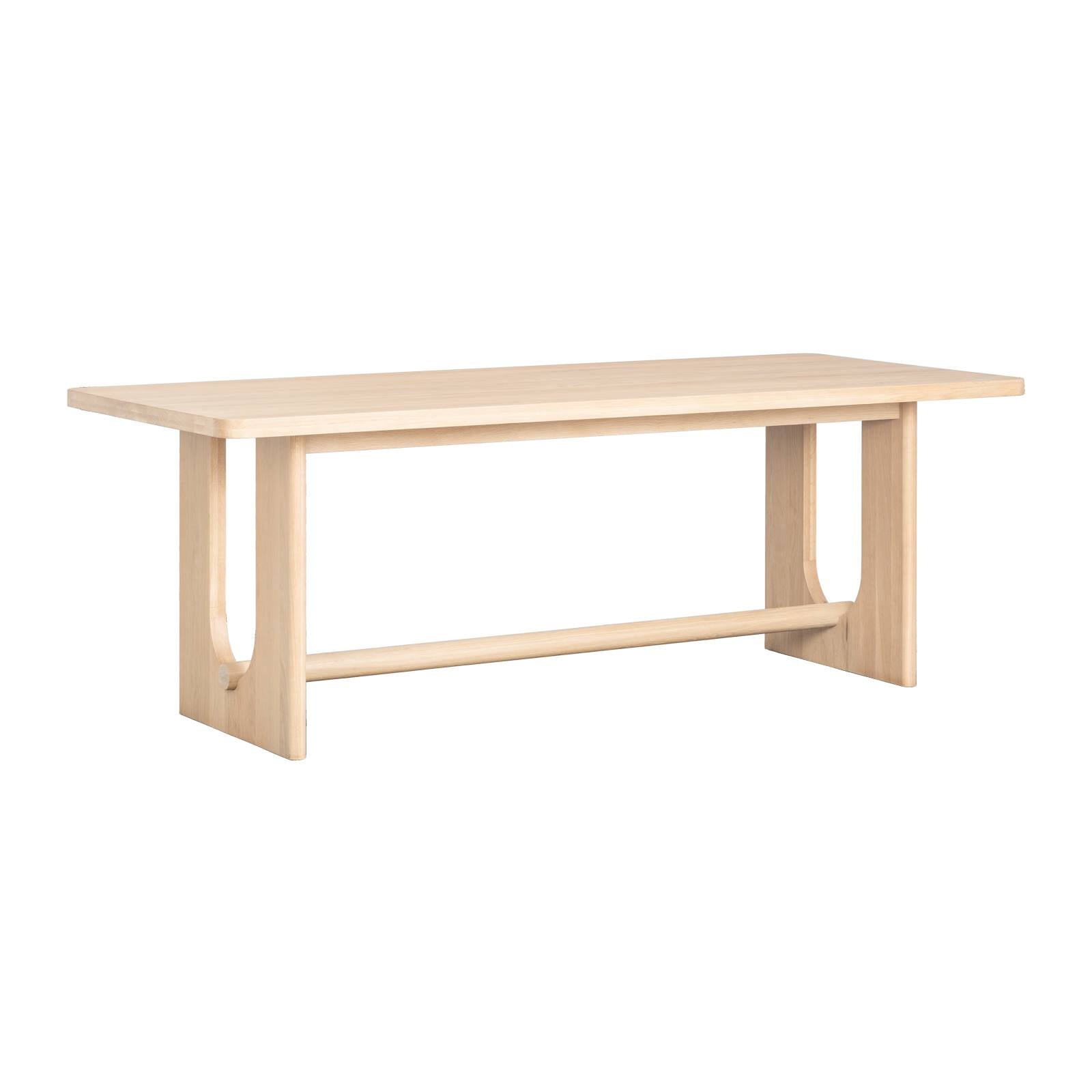 Shenali 210cm Oak Dining Table, Natural
