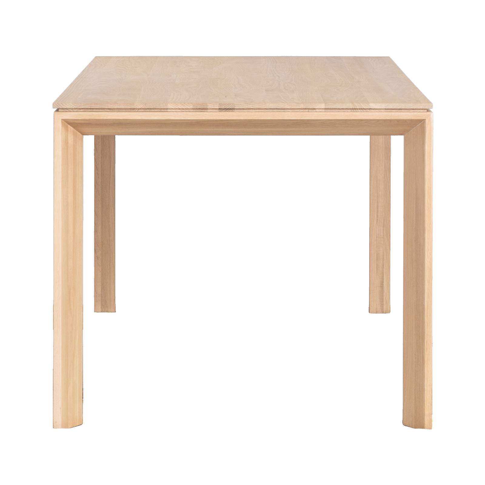 Amaya Bevel Edge 180cm Oak Dining Table, Natural