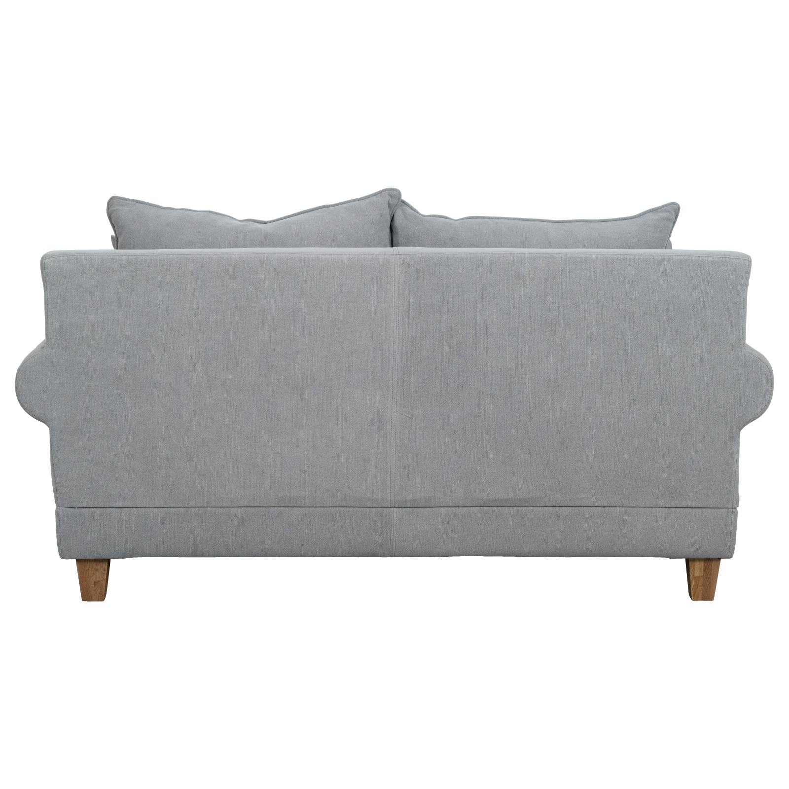 Laura 2 Seater Fabric Sofa, Stone Grey