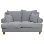 Laura 2 Seater Fabric Sofa, Stone Grey