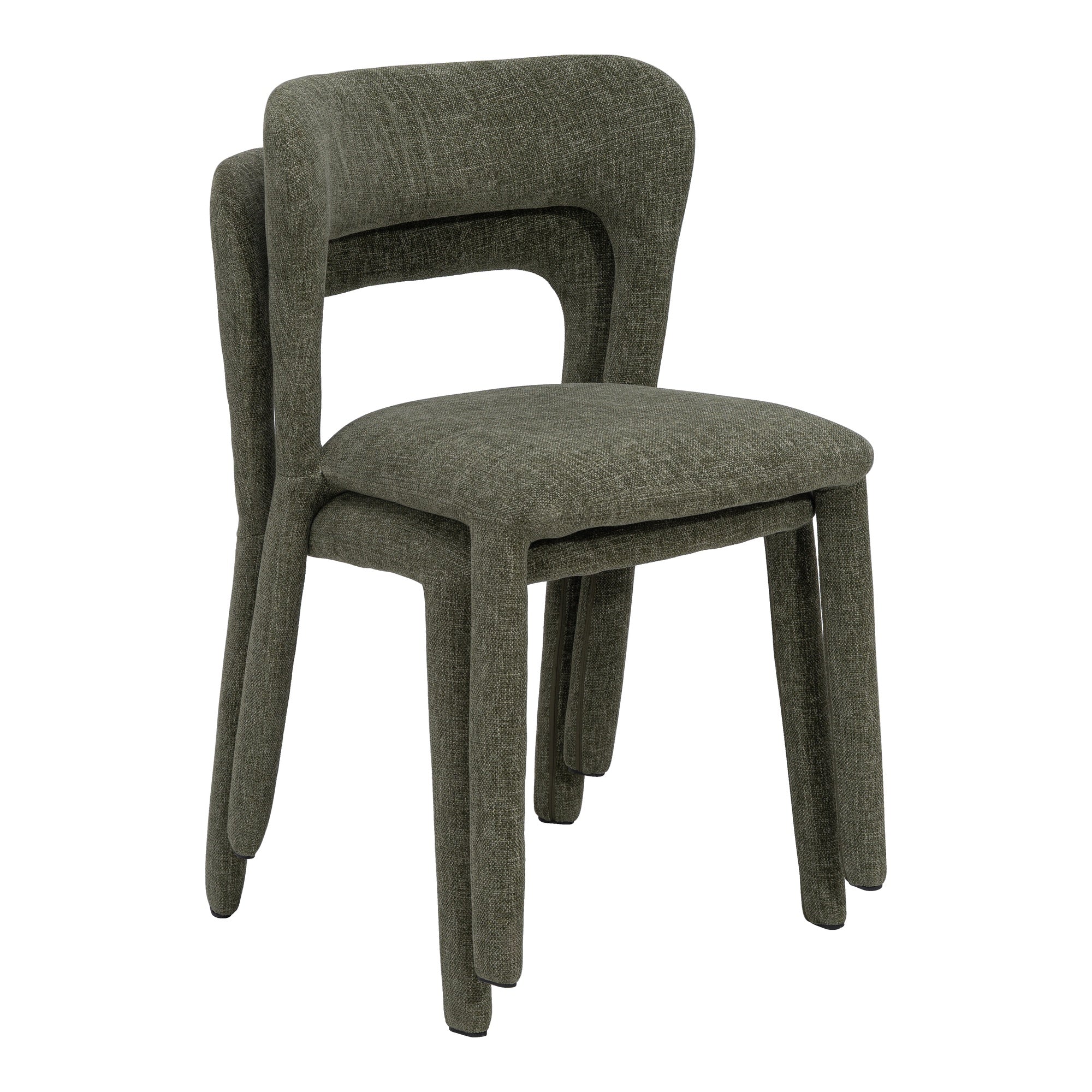 Elray Fabric Dining Chair, Fern Green