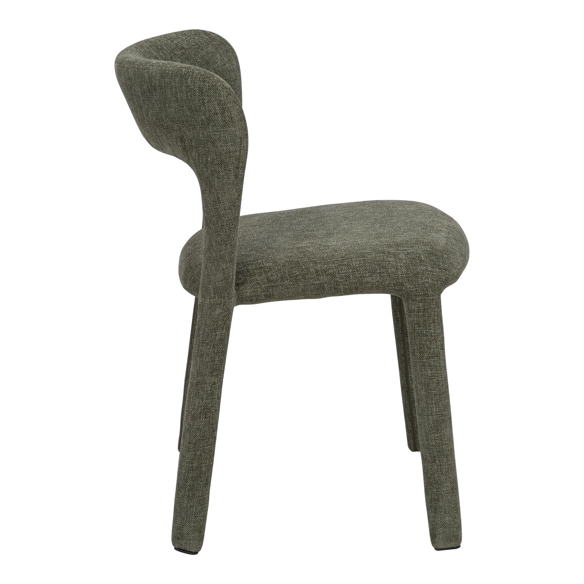 Elray Fabric Dining Chair, Fern Green