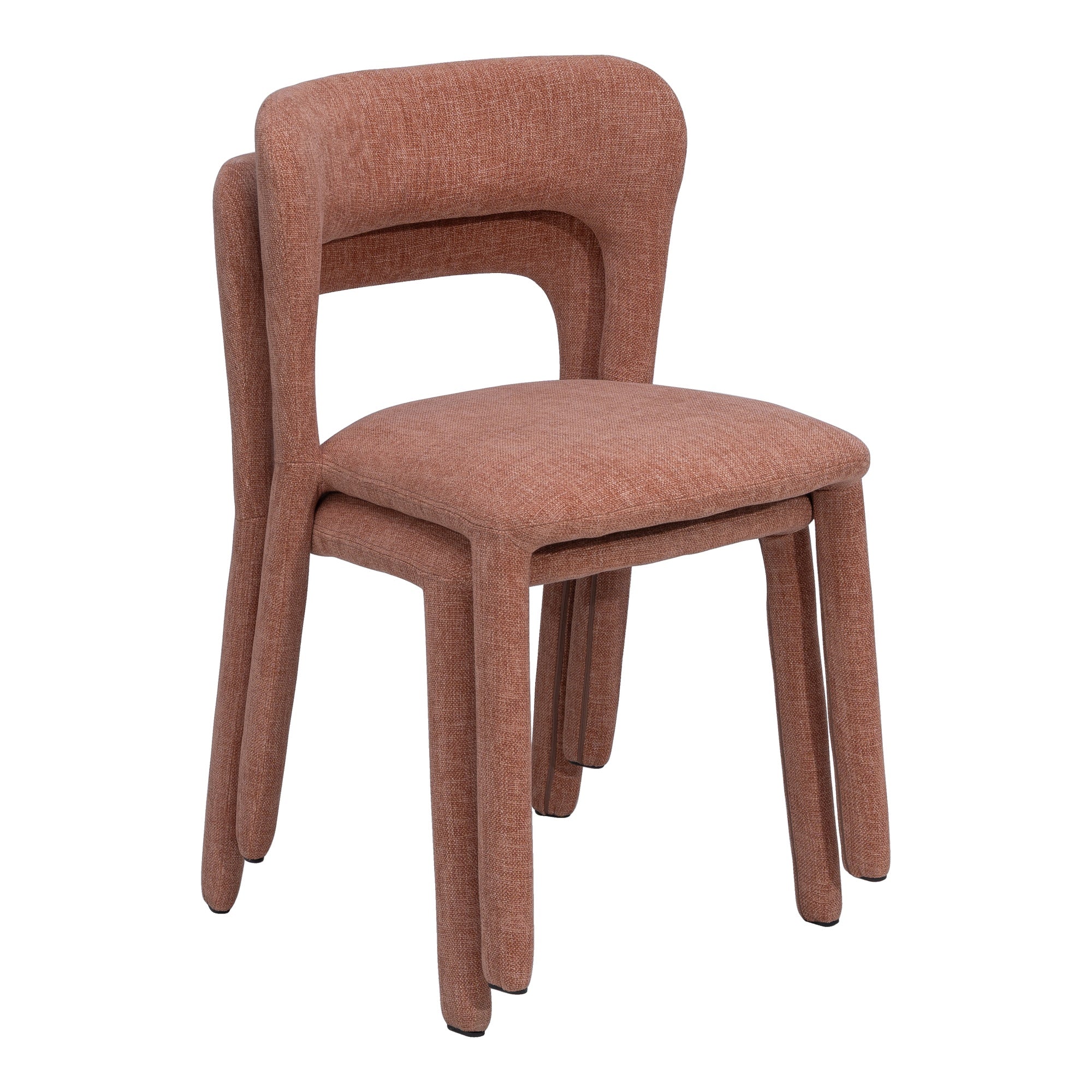 Elray Fabric Dining Chair, Pomelo Red