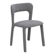 Elray Fabric Dining Chair, Light Grey
