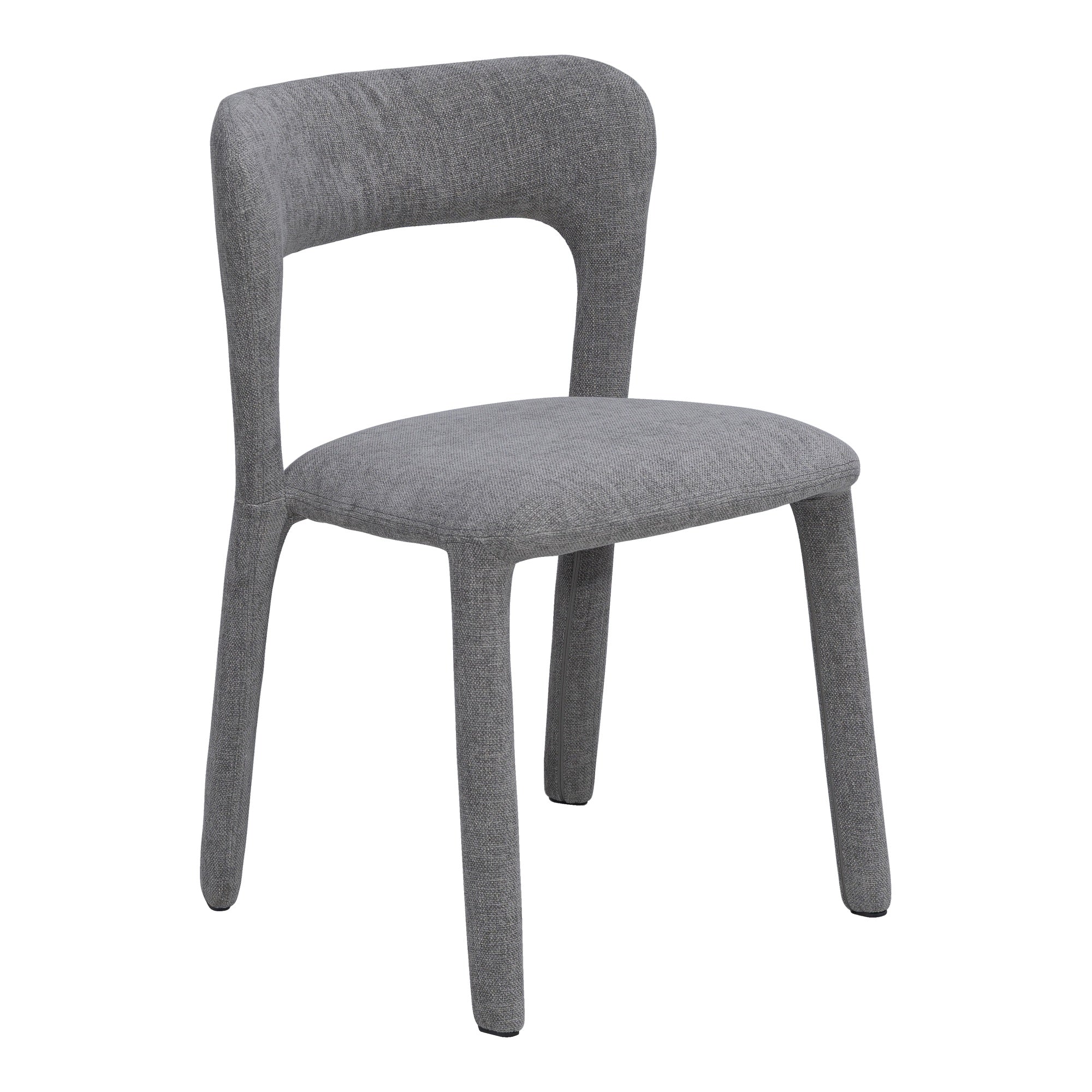 Elray Fabric Dining Chair, Light Grey