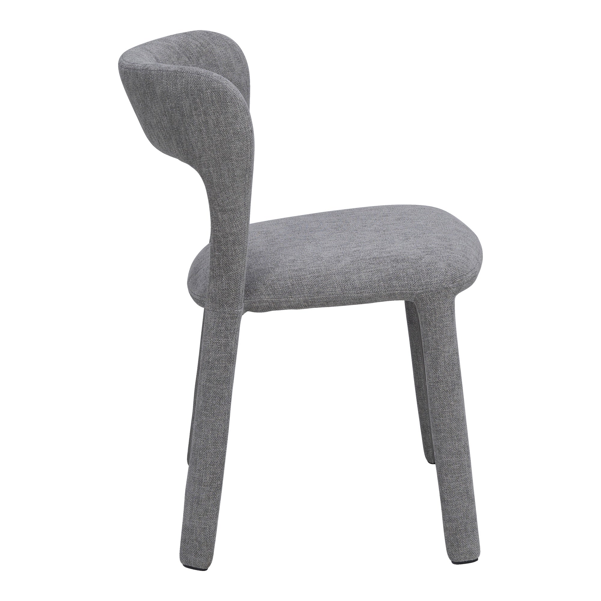 Elray Fabric Dining Chair, Light Grey