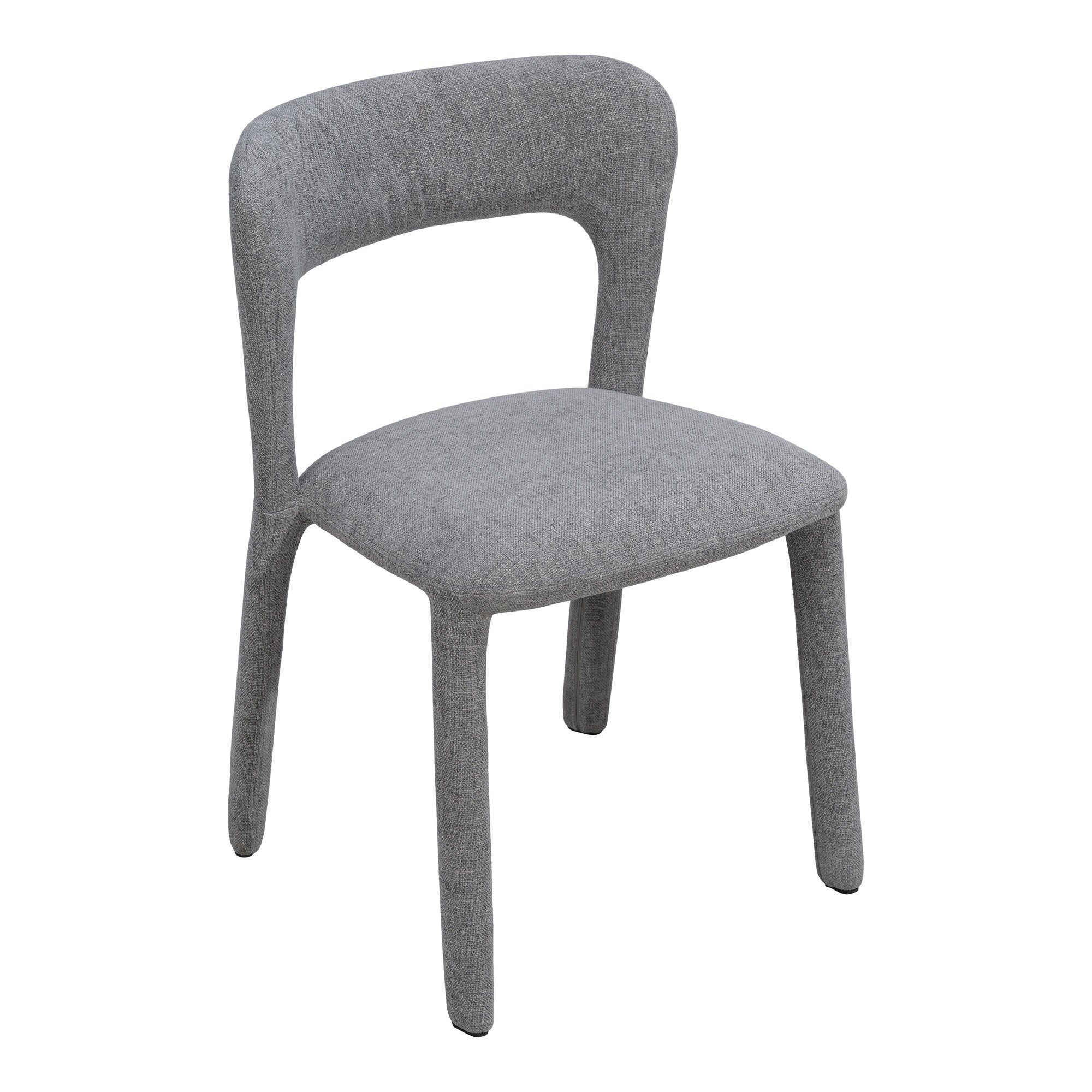 Elray Fabric Dining Chair, Light Grey
