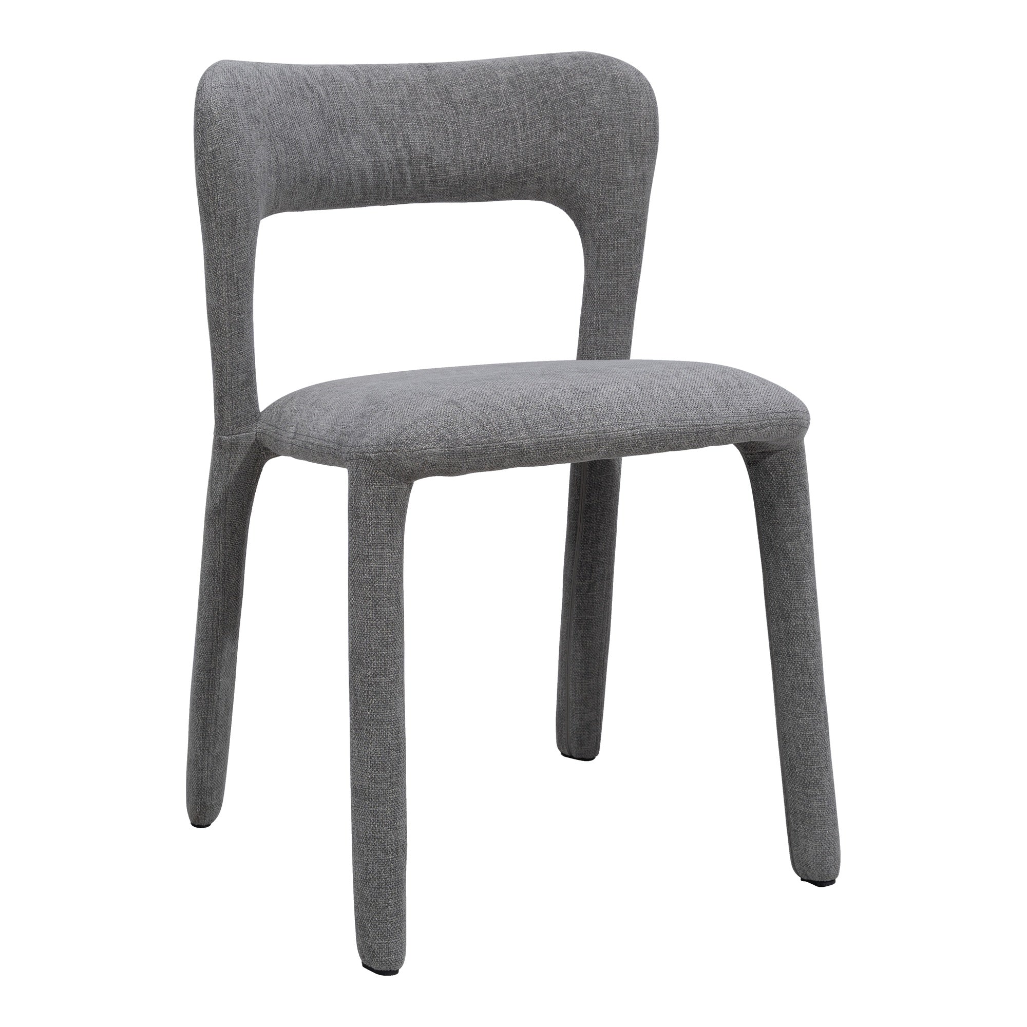 Elray Fabric Dining Chair, Light Grey