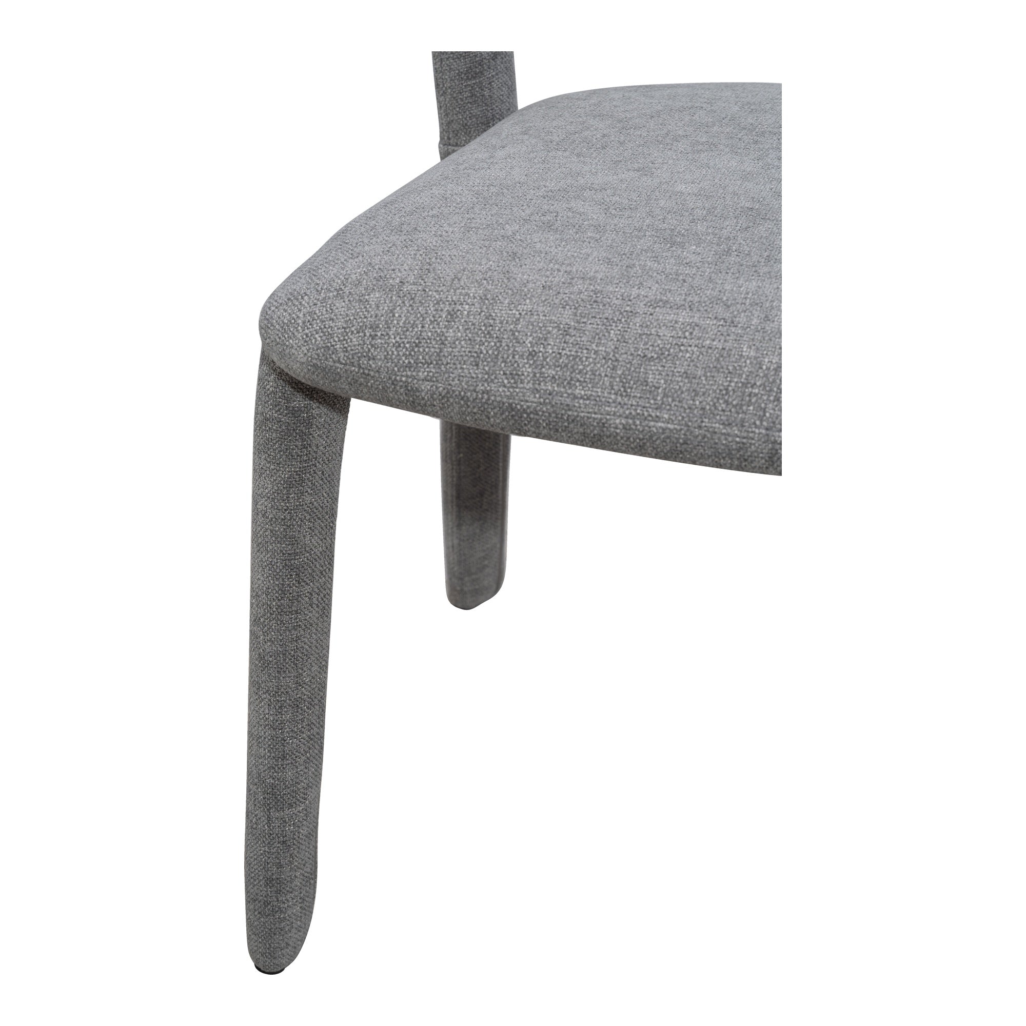 Elray Fabric Dining Chair, Light Grey