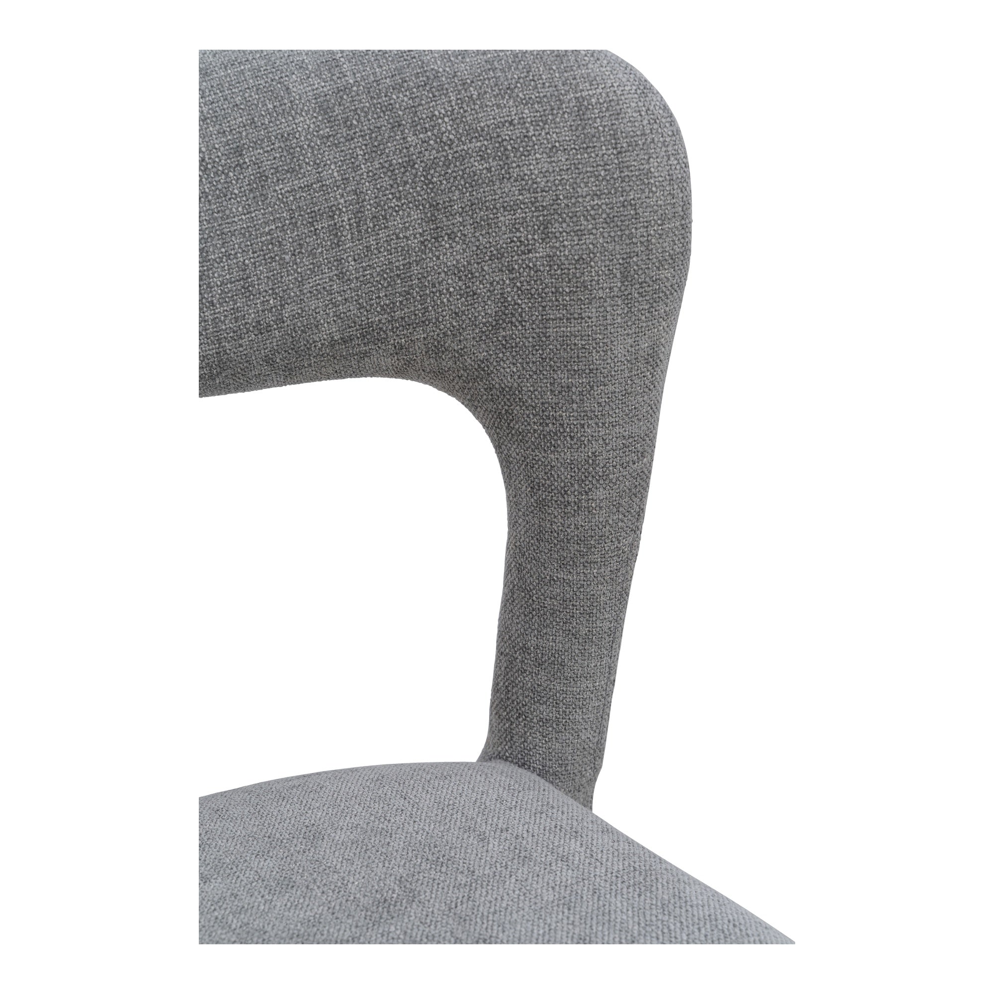 Elray Fabric Dining Chair, Light Grey