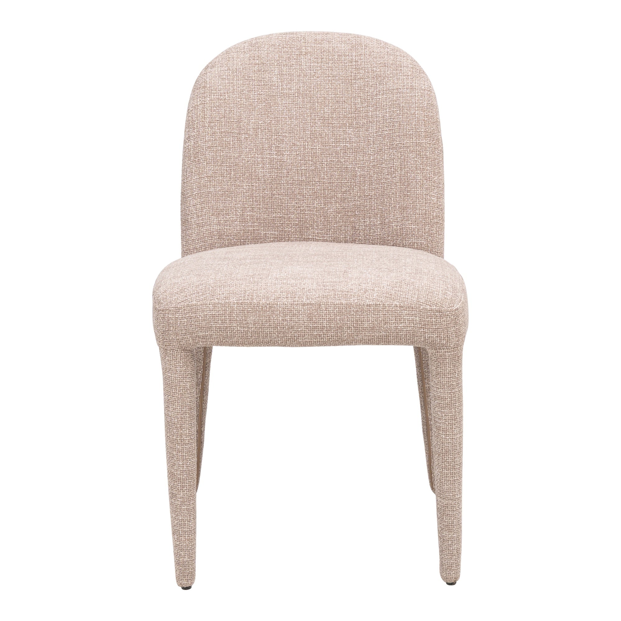 Lynden Fabric Dining Chair, Light Brown