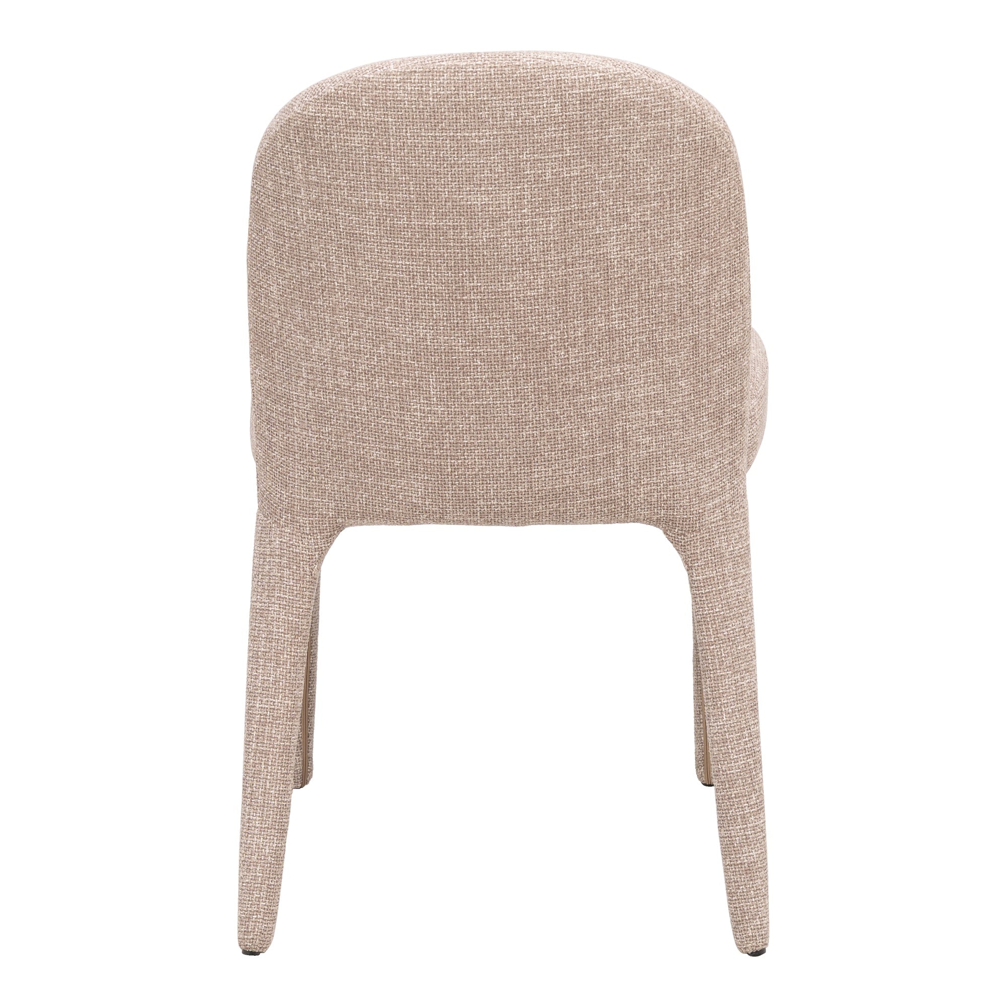 Lynden Fabric Dining Chair, Light Brown