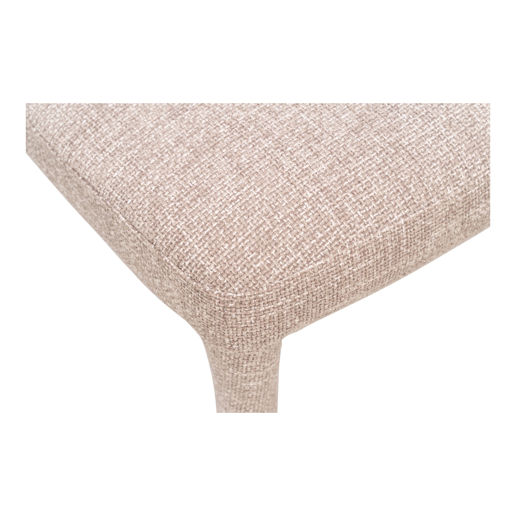 Lynden Fabric Dining Chair, Light Brown