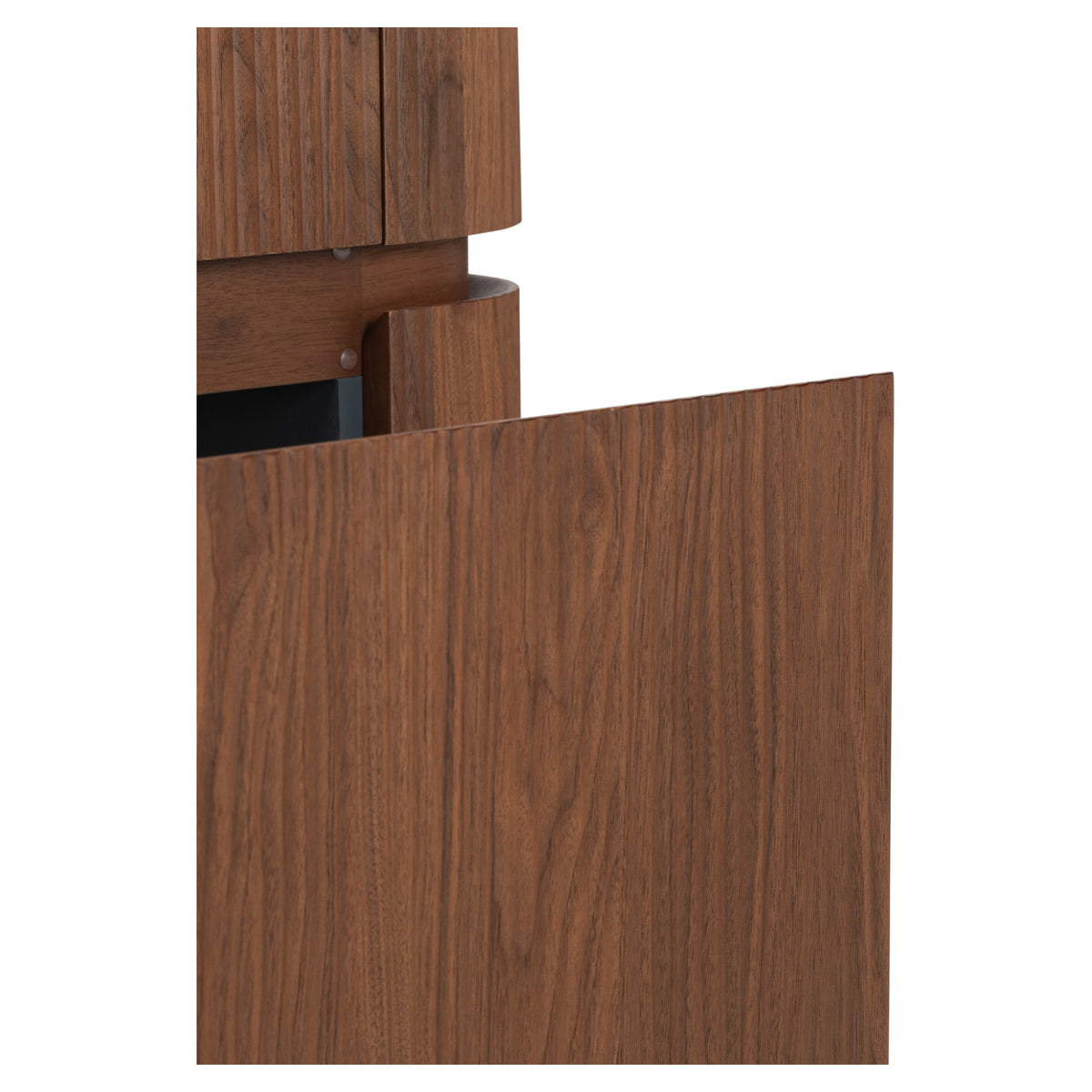 Solana 1200mm Carrara Marble Top Freestanding Vanity, Walnut