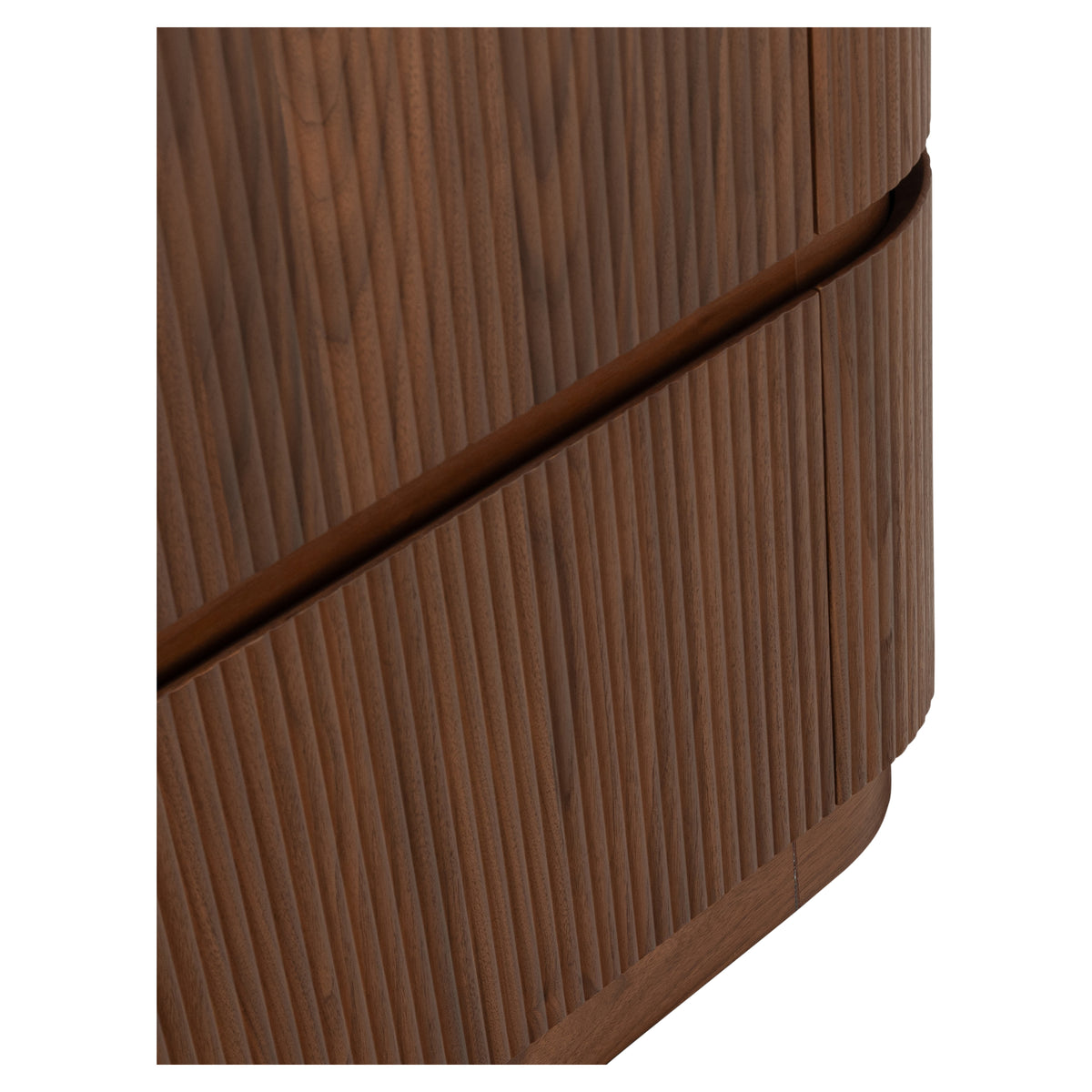 Solana 1500mm Carrara Marble Top Freestanding Vanity, Walnut