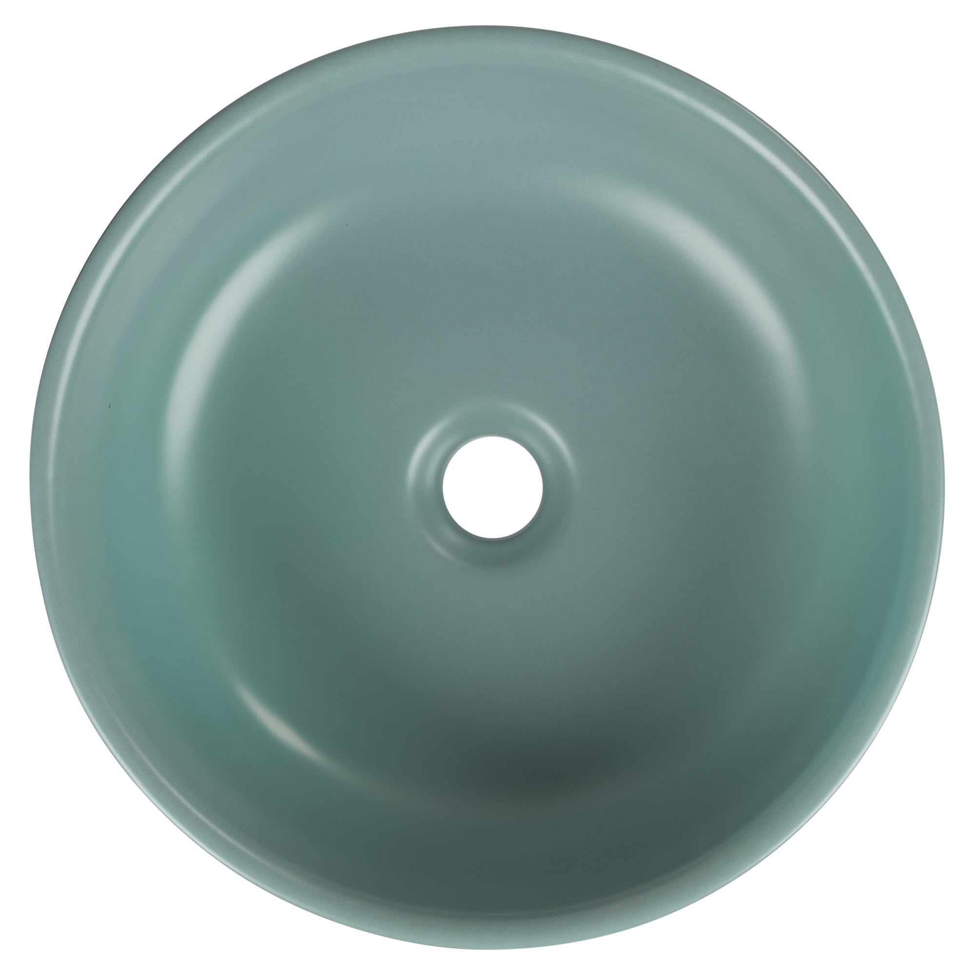 Classic 36cm Ceramic Round Counter Top Basin, Duckegg