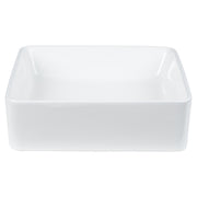 Alton 36cm Ceramic Square Counter Top Basin, Gloss White