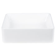 Alton 36cm Ceramic Square Counter Top Basin, Matte White
