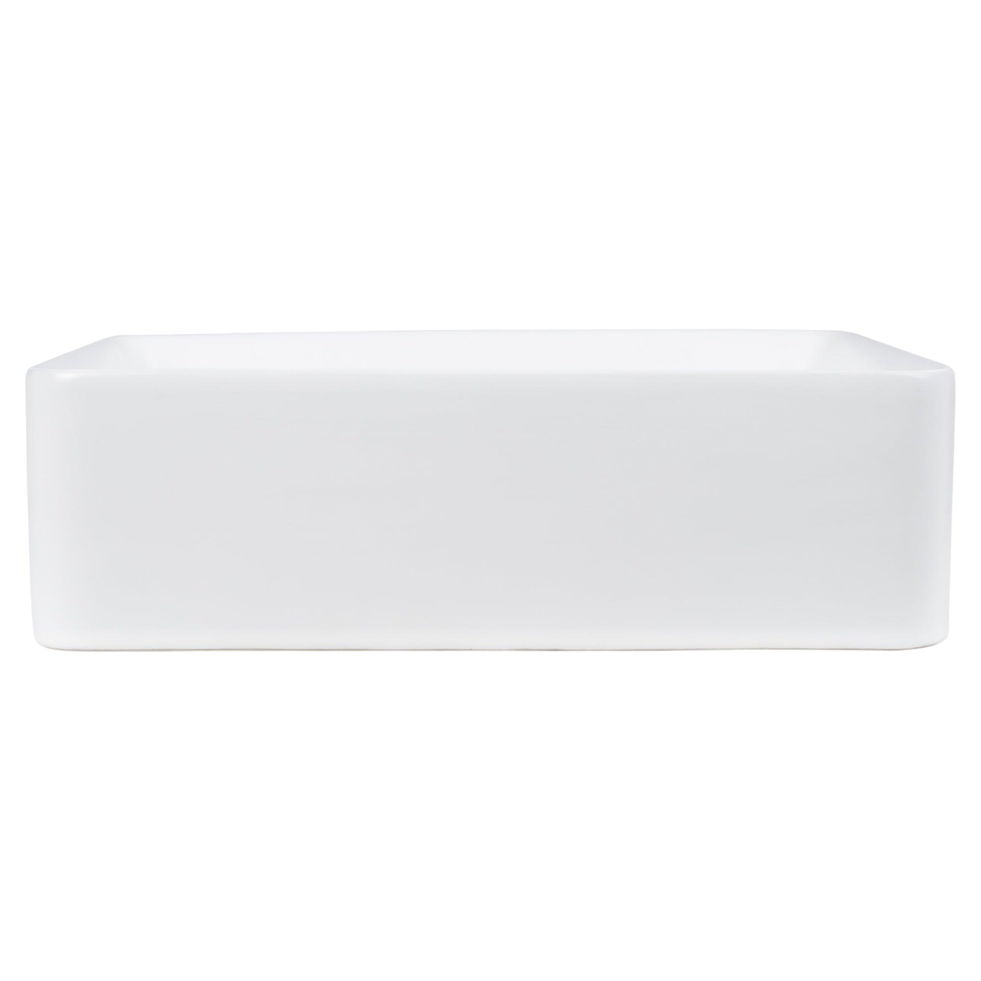 Alton 36cm Ceramic Square Counter Top Basin, Matte White