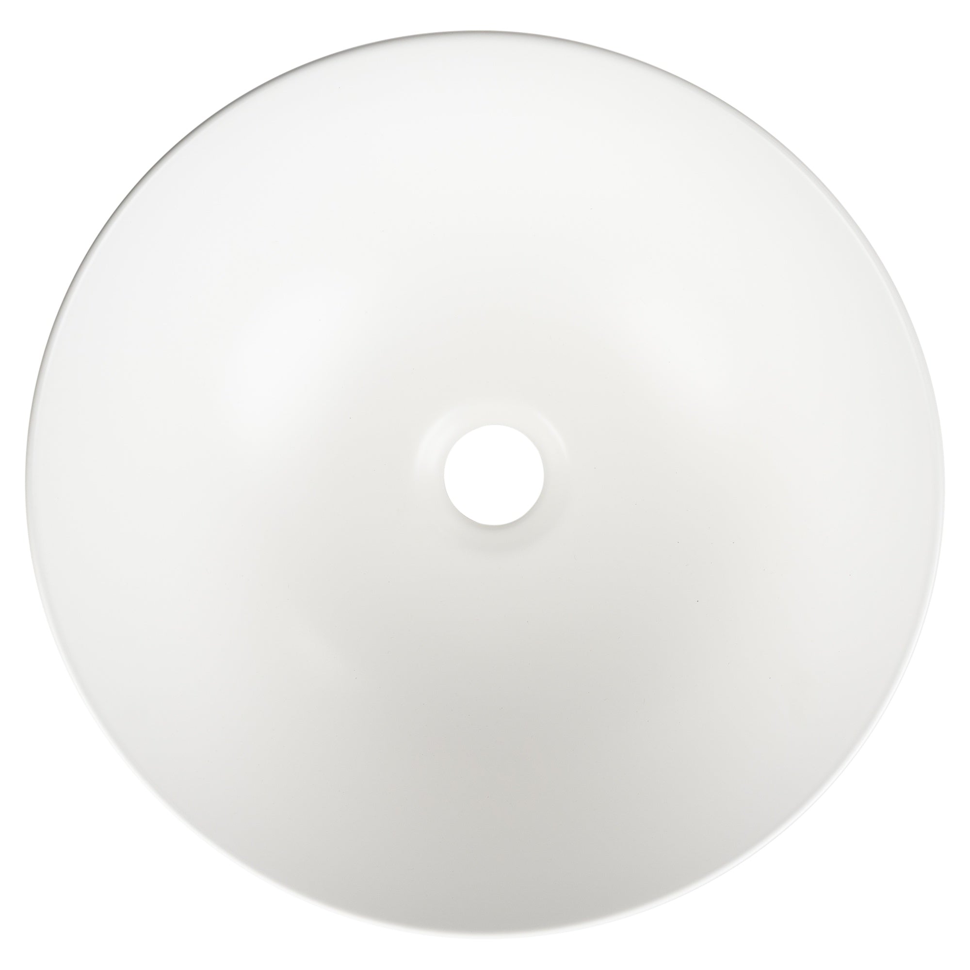 Soft Curve 46cm Ceramic Rectangular Counter Top Basin, Matte White