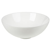 Minimal 36cm Ceramic Round Counter Top Basin, Gloss White