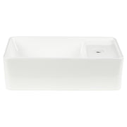 Ceramic Wall Hung Basin, Gloss White