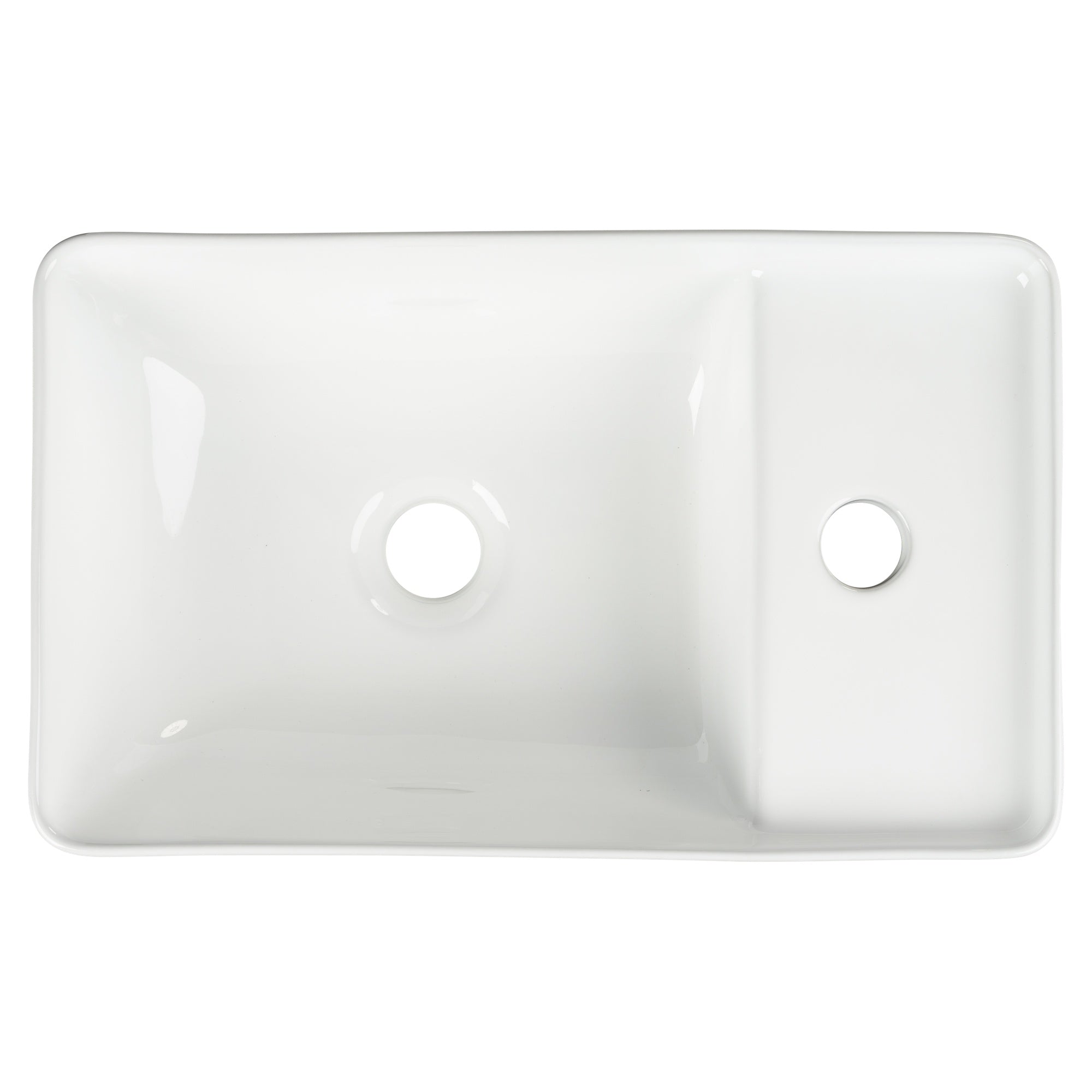 Ceramic Wall Hung Basin, Gloss White