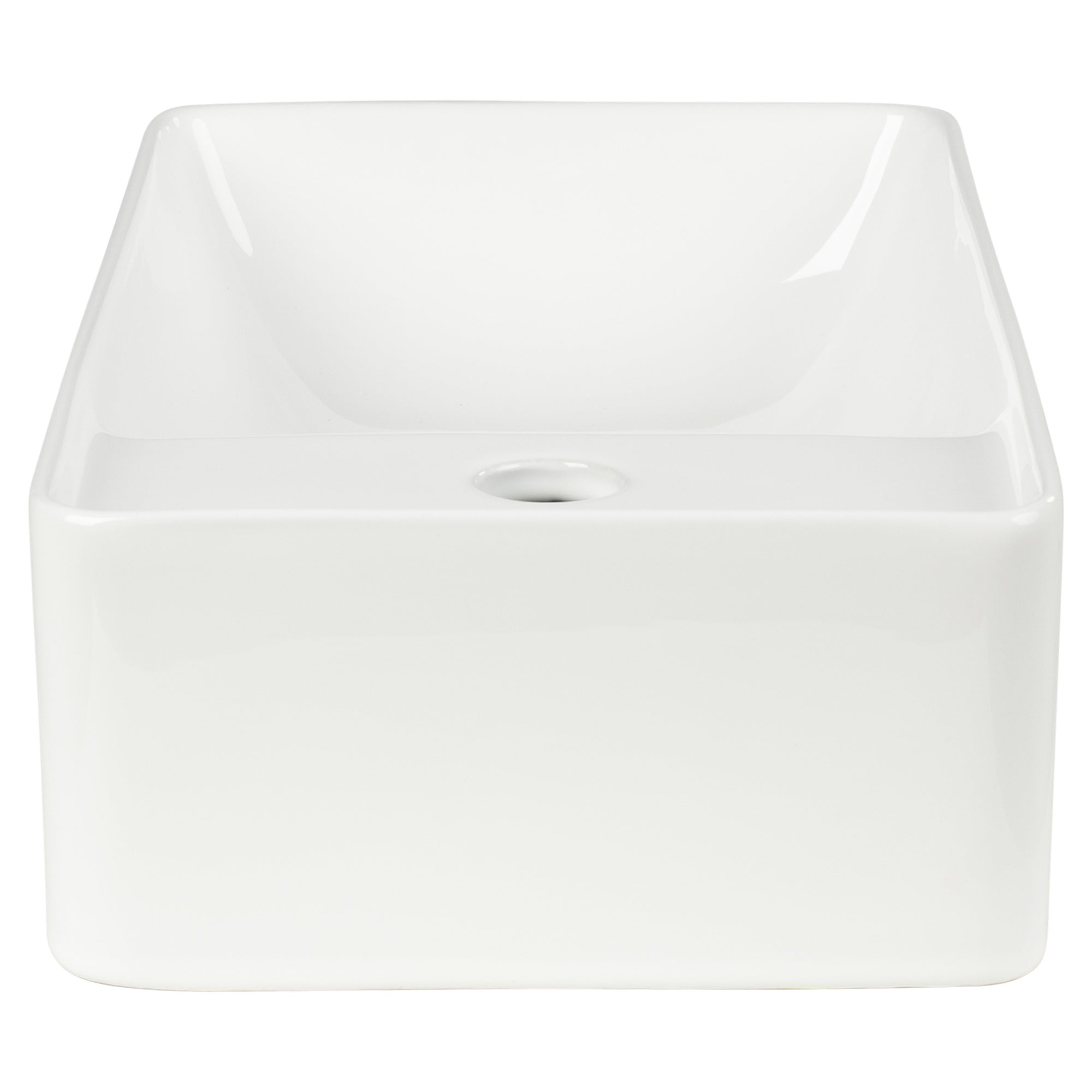 Ceramic Wall Hung Basin, Gloss White