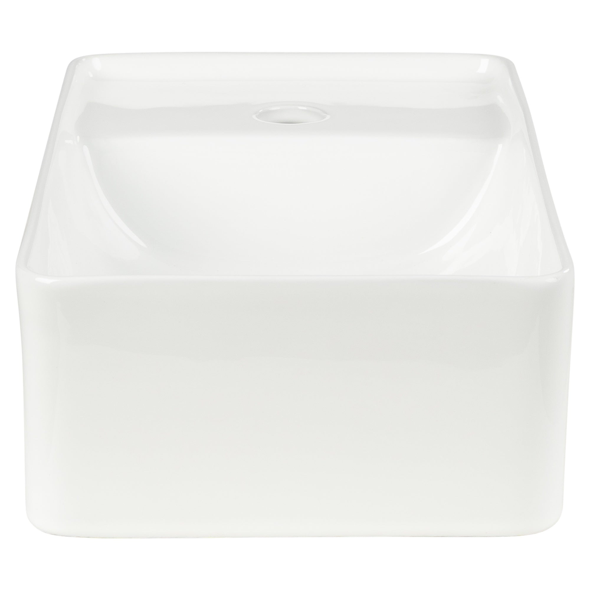 Ceramic Wall Hung Basin, Gloss White