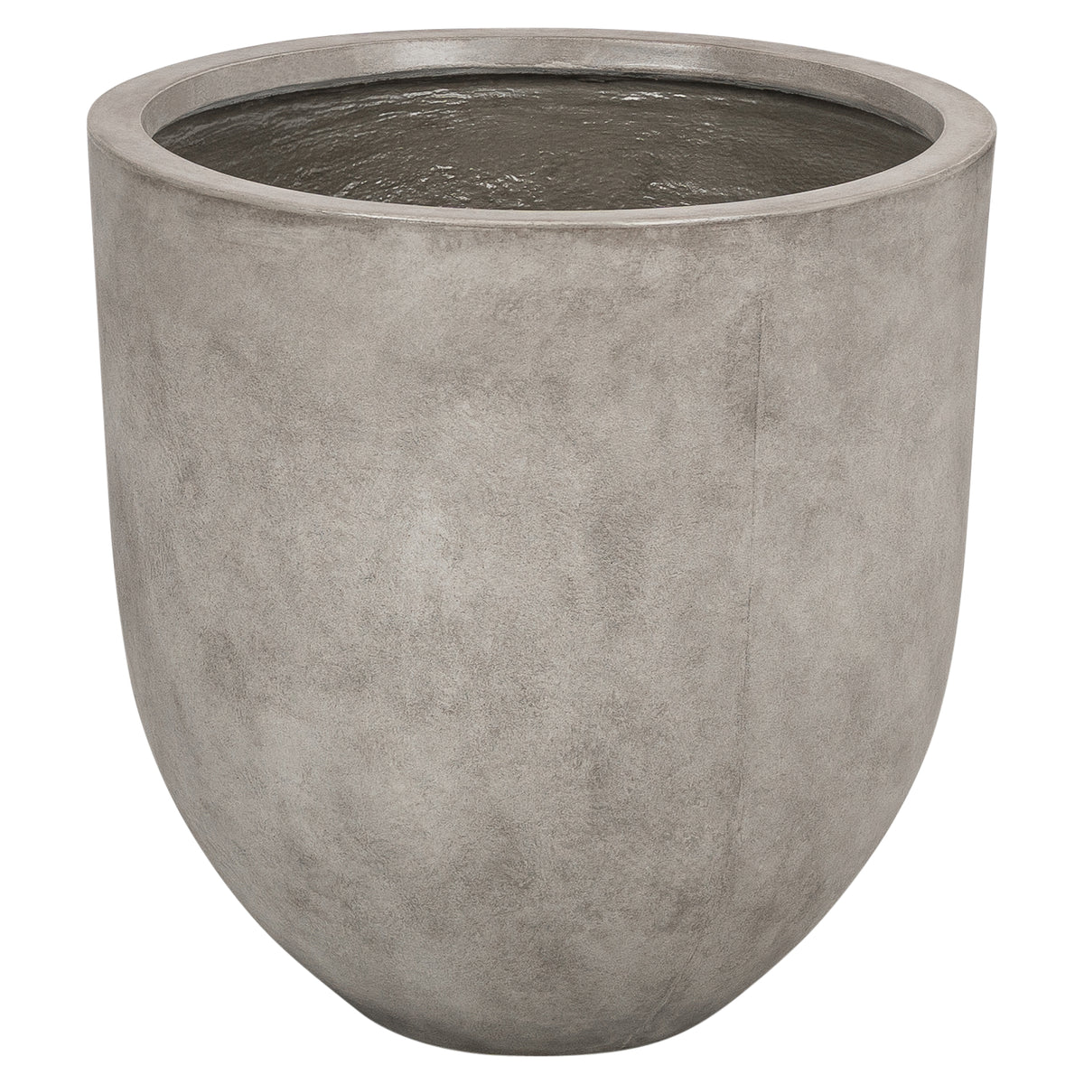 Velia 67cm Concrete Round Planter Set, Weathered Cement