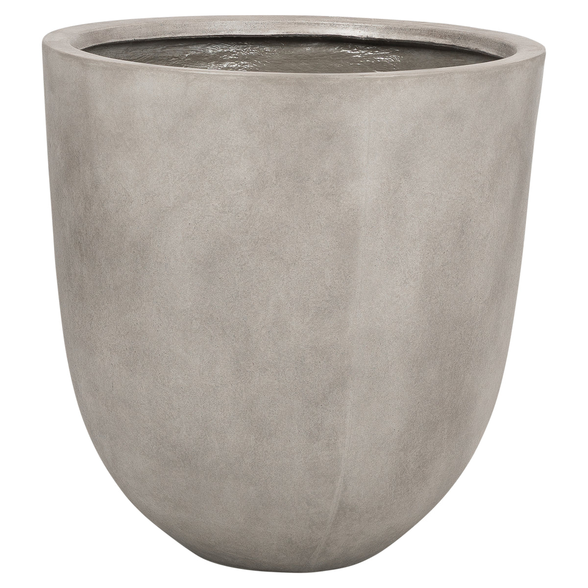 Velia 67cm Concrete Round Planter Set, Weathered Cement