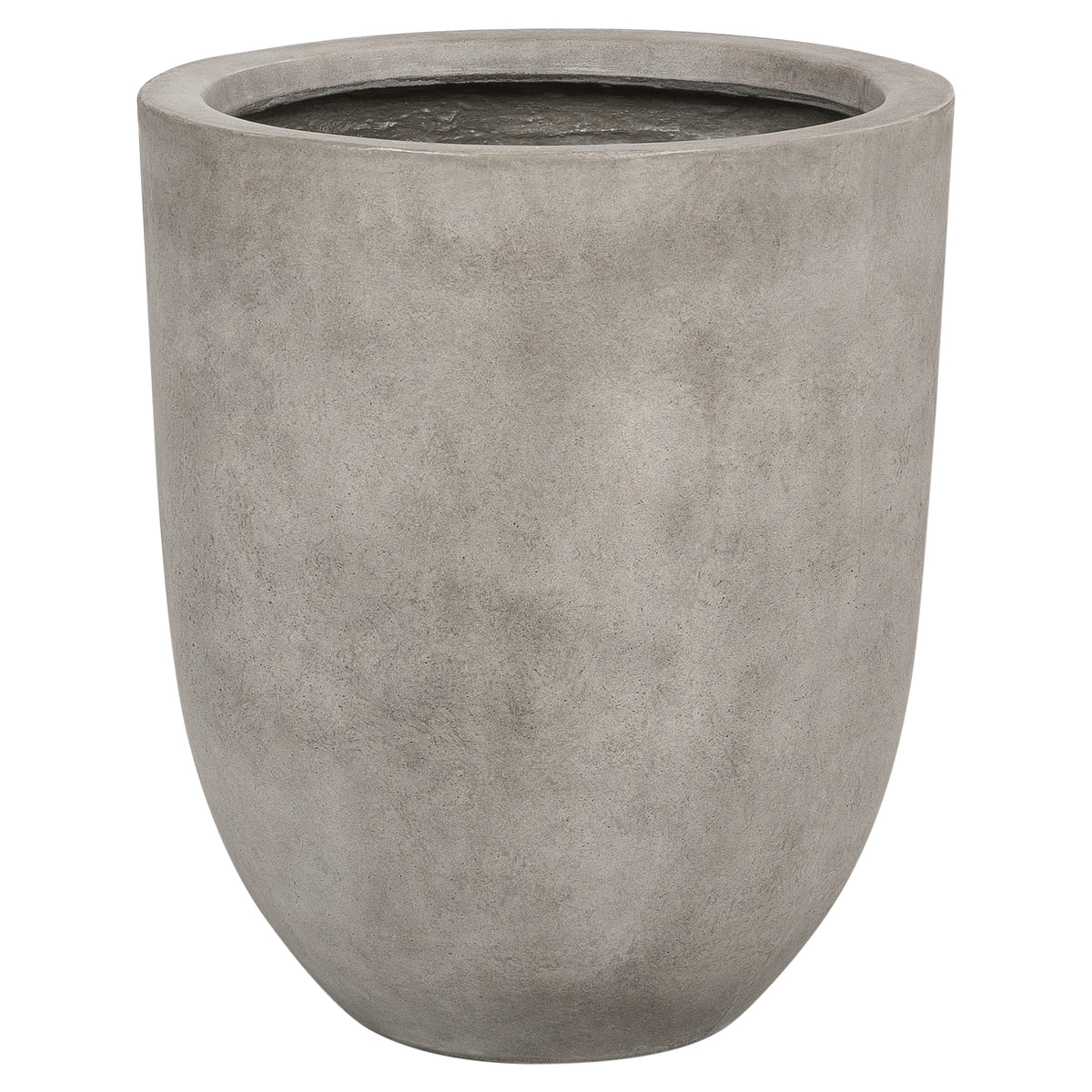 Velia 67cm Concrete Round Planter Set, Weathered Cement