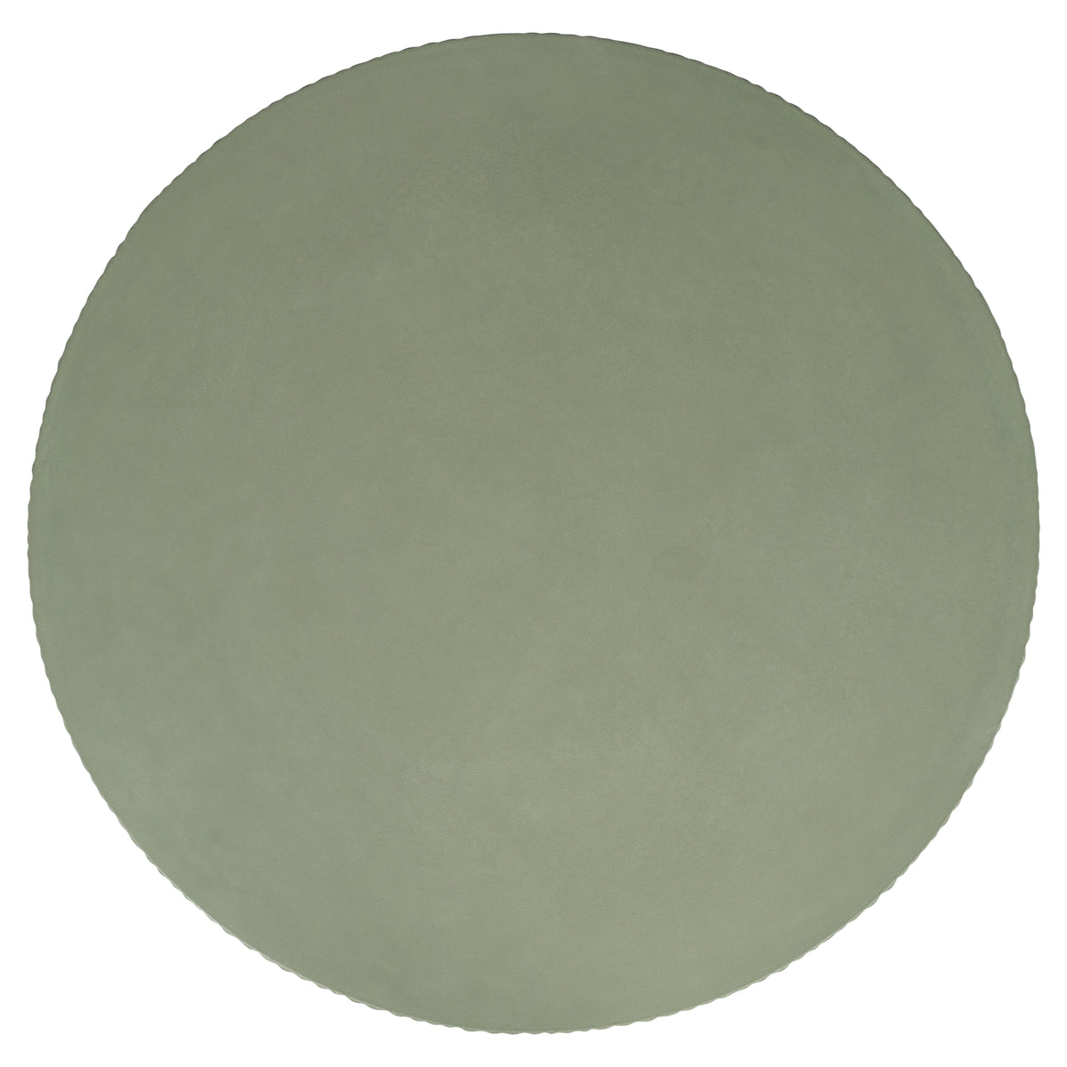 Olea 90cm Concrete Drum Coffee Table, Olive Green