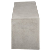 Caldera 80x30x70cm Concrete Trough Planter, Weathered Cement