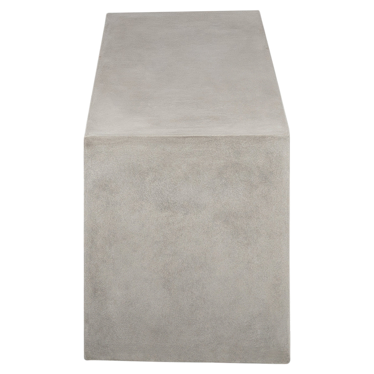 Caldera 80x30x70cm Concrete Trough Planter, Weathered Cement