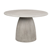 Olea 120cm Concrete Dining Table, Weathered Cement
