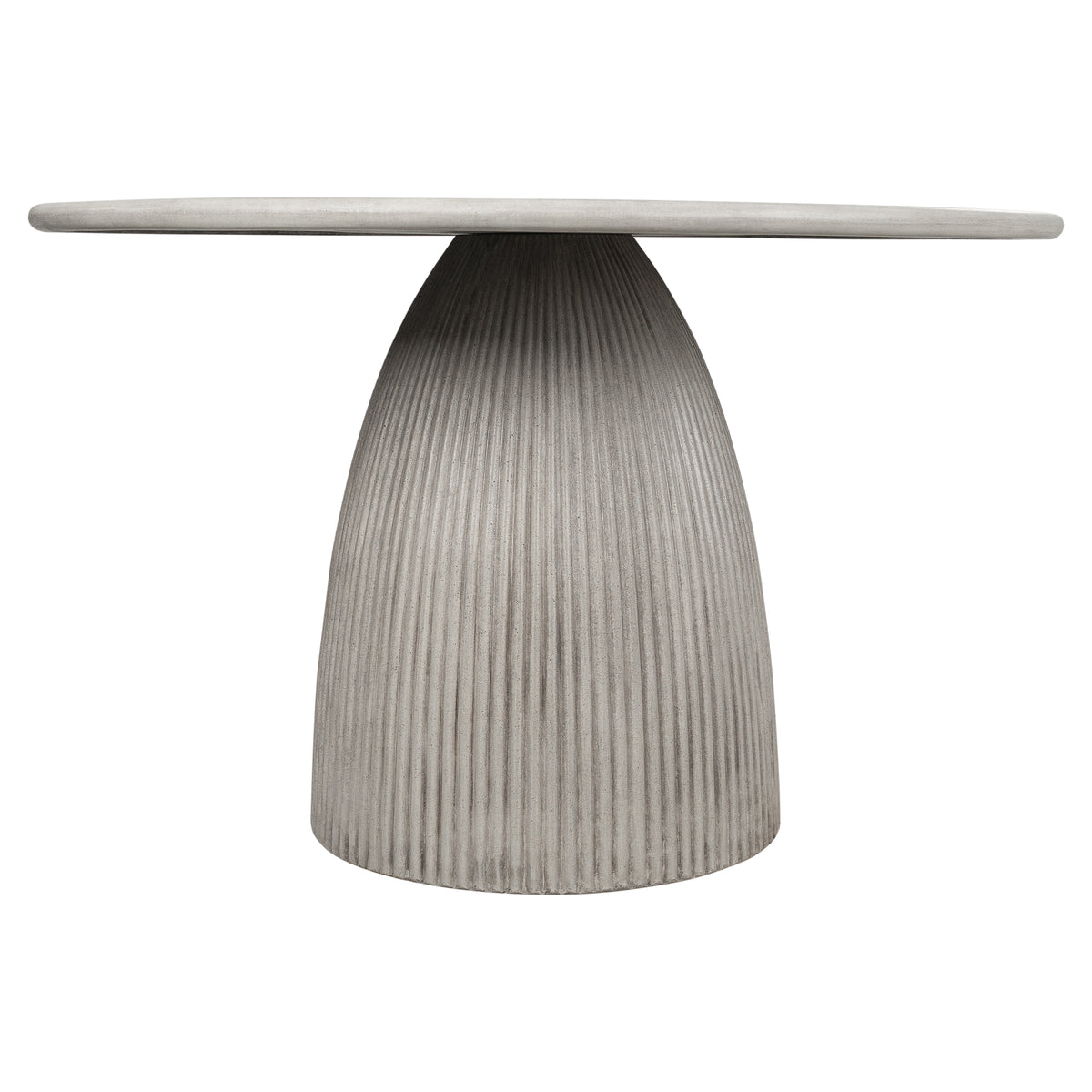 Olea 120cm Concrete Dining Table, Weathered Cement