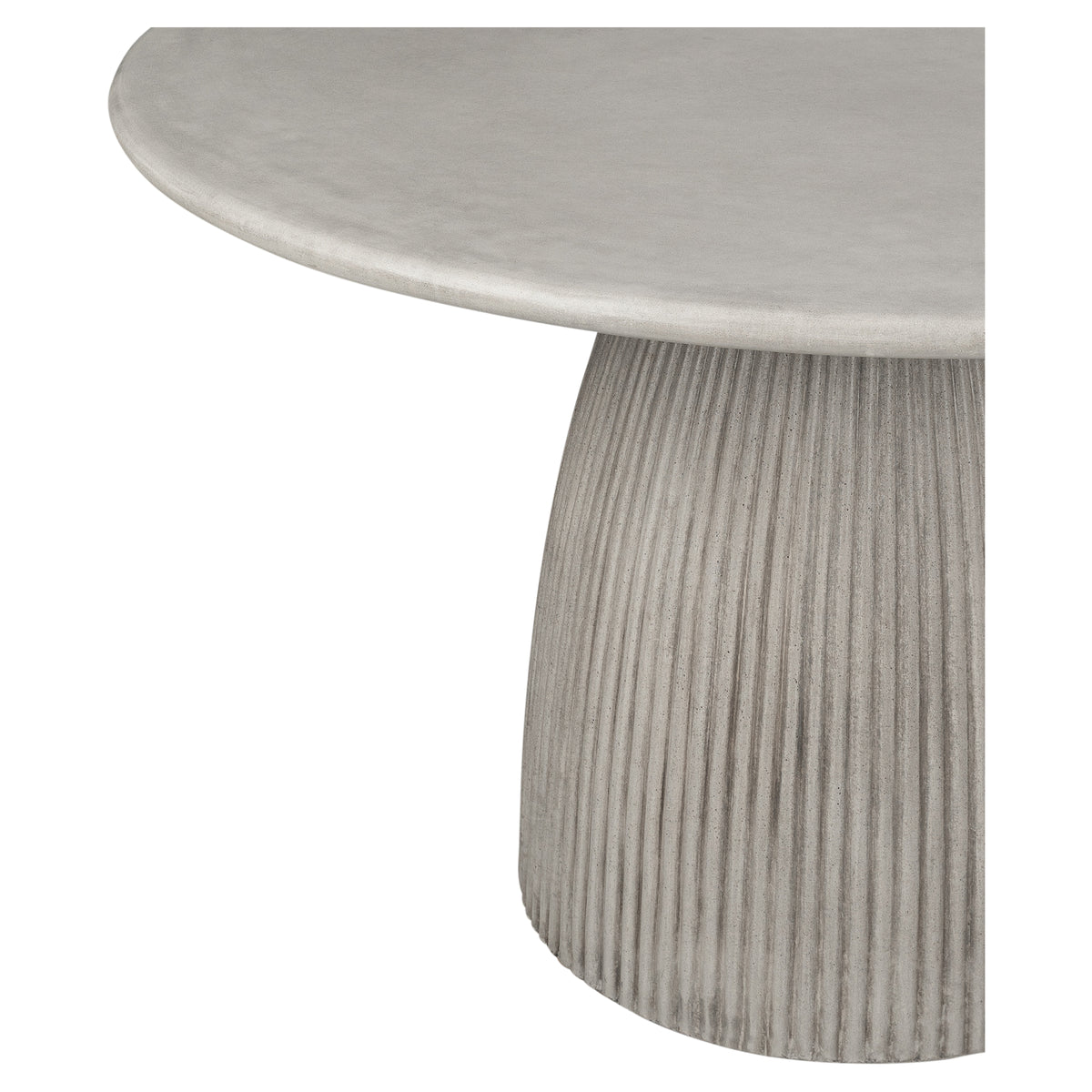 Olea 120cm Concrete Dining Table, Weathered Cement
